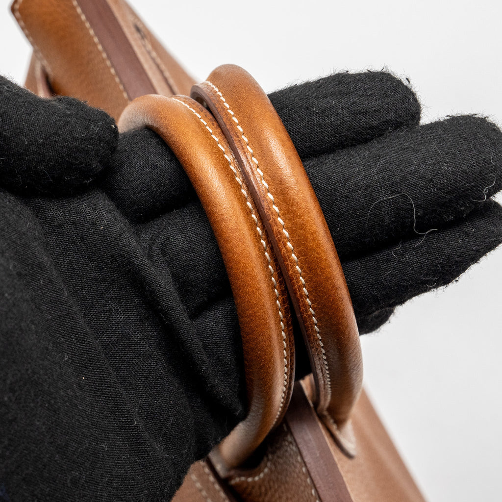 HERMES BIRKIN 25 BARENIA FAUBOURG FAUVE GHW