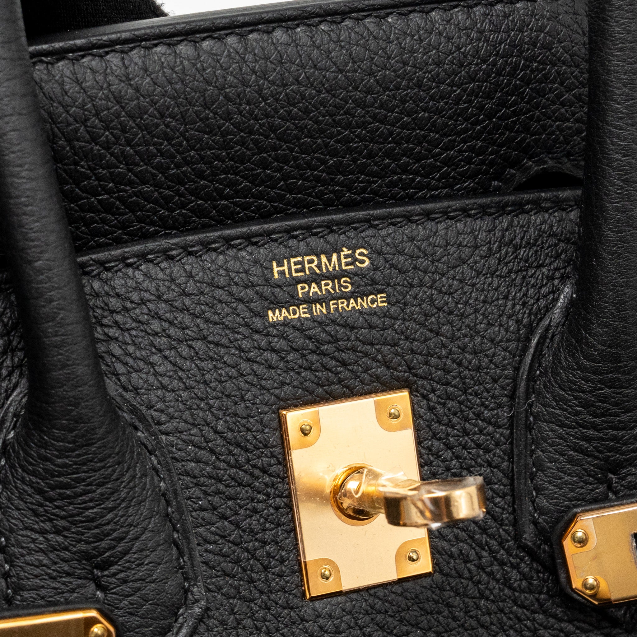 HERMES BIRKIN 25 TOGO BLACK RGHW