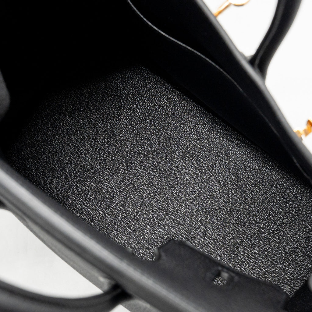 HERMES BIRKIN 25 TOGO BLACK RGHW