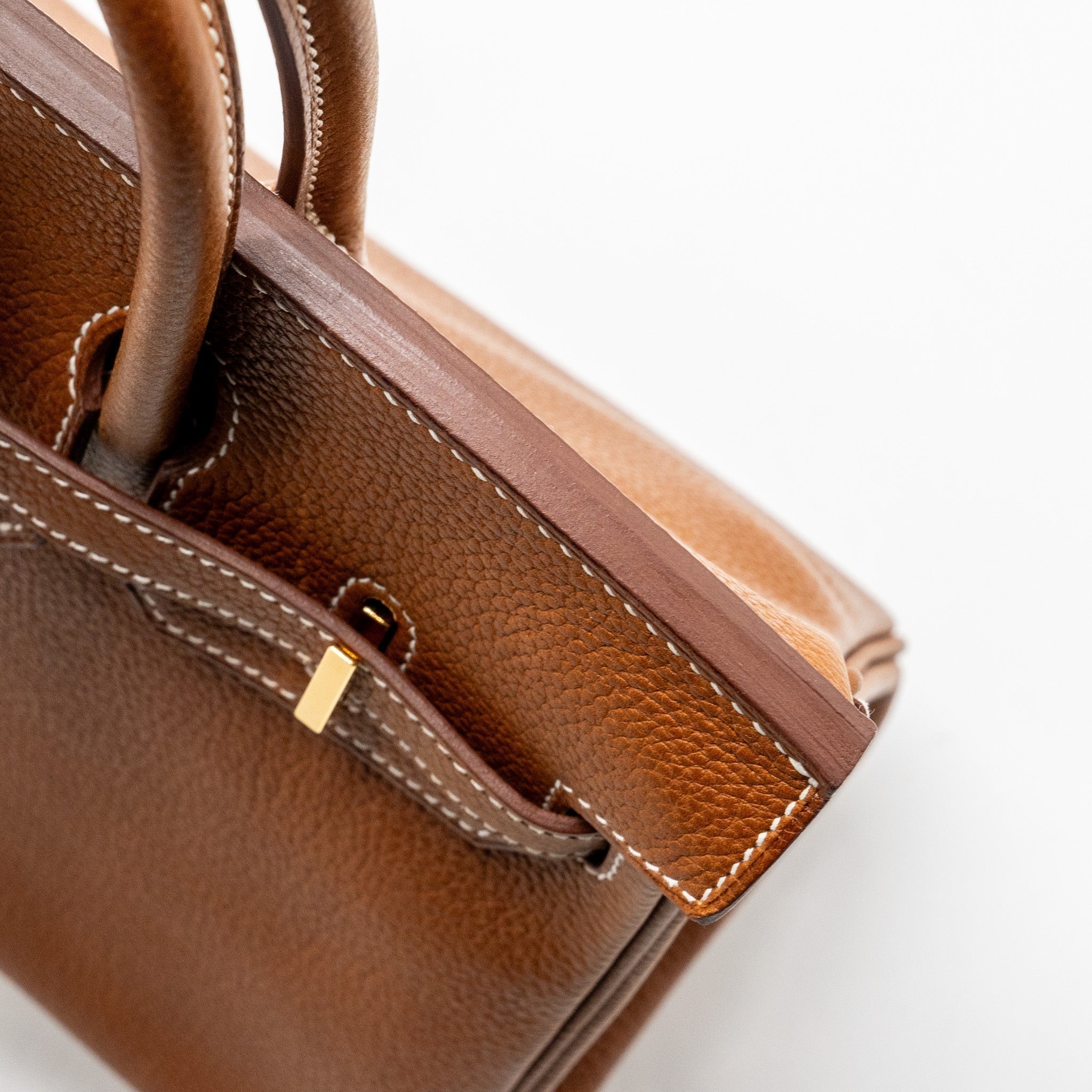 HERMES BIRKIN 25 BARENIA FAUBOURG FAUVE GHW