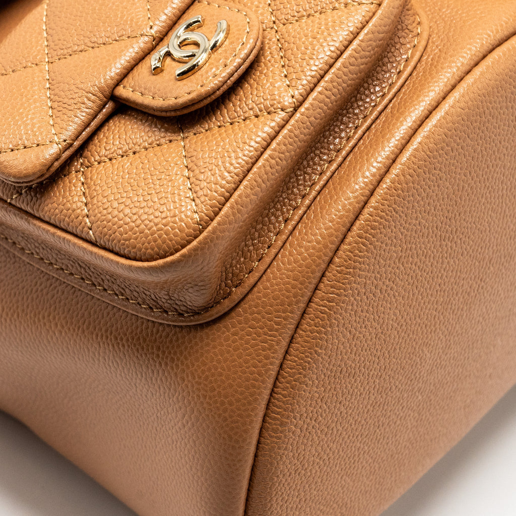 TRIPLE PACK BACKPACK CAVIAR CARAMEL LGHW (MICROCHIP)