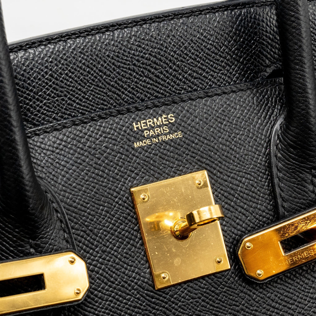 HERMES BIRKIN 30 EPSOM BLACK GHW
