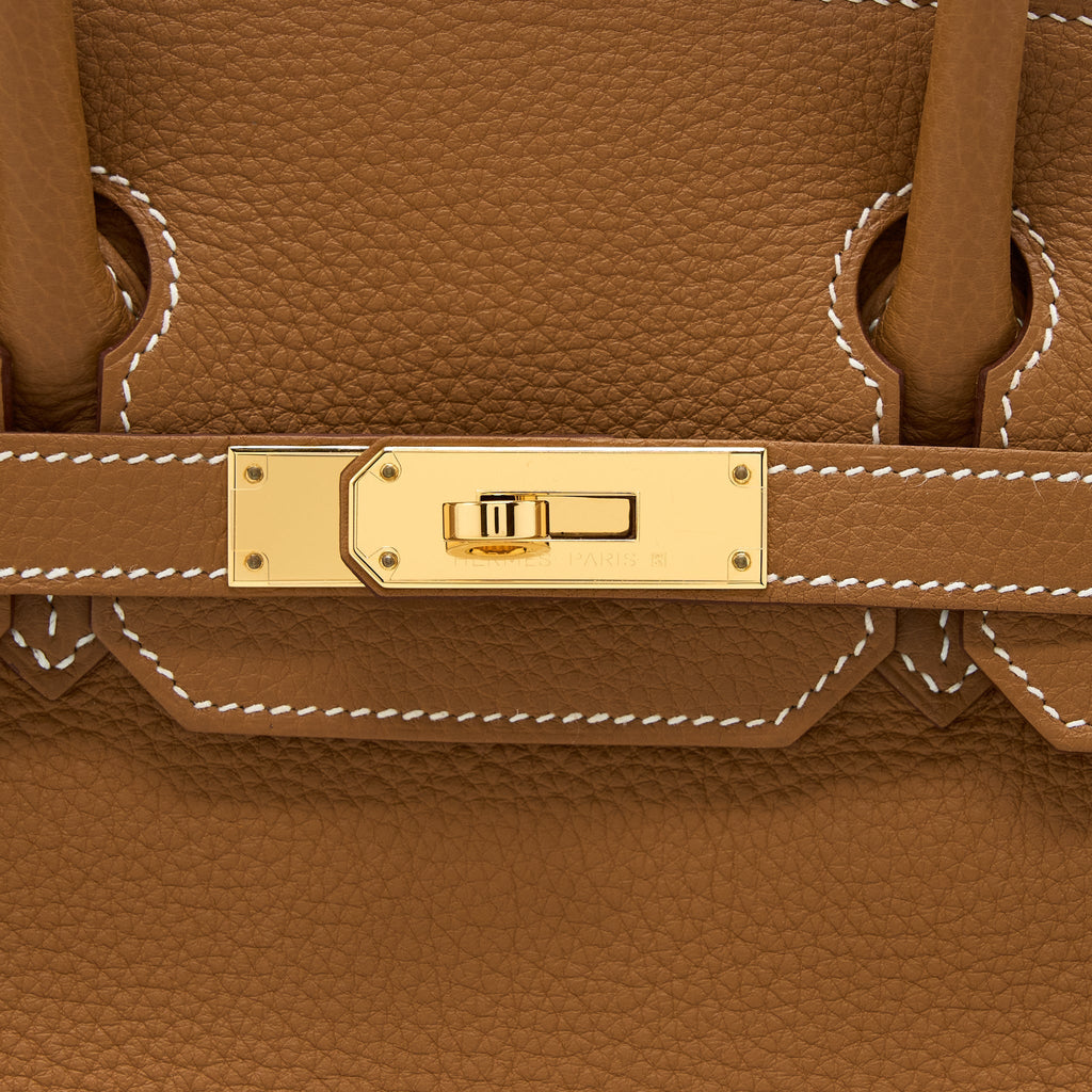 HERMES BIRKIN 30 TOGO 37 GOLD GHW
