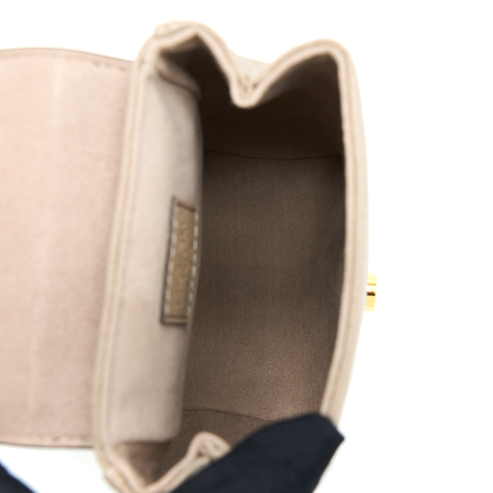 TINY BACKPACK MONOGRAM EMPREINTE TOURTERELLE BEIGE/ CREAM GHW
