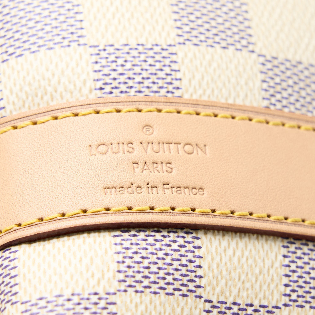 KEEPALL BANDOULIERE 55 DAMIER AZUR CANVAS GHW