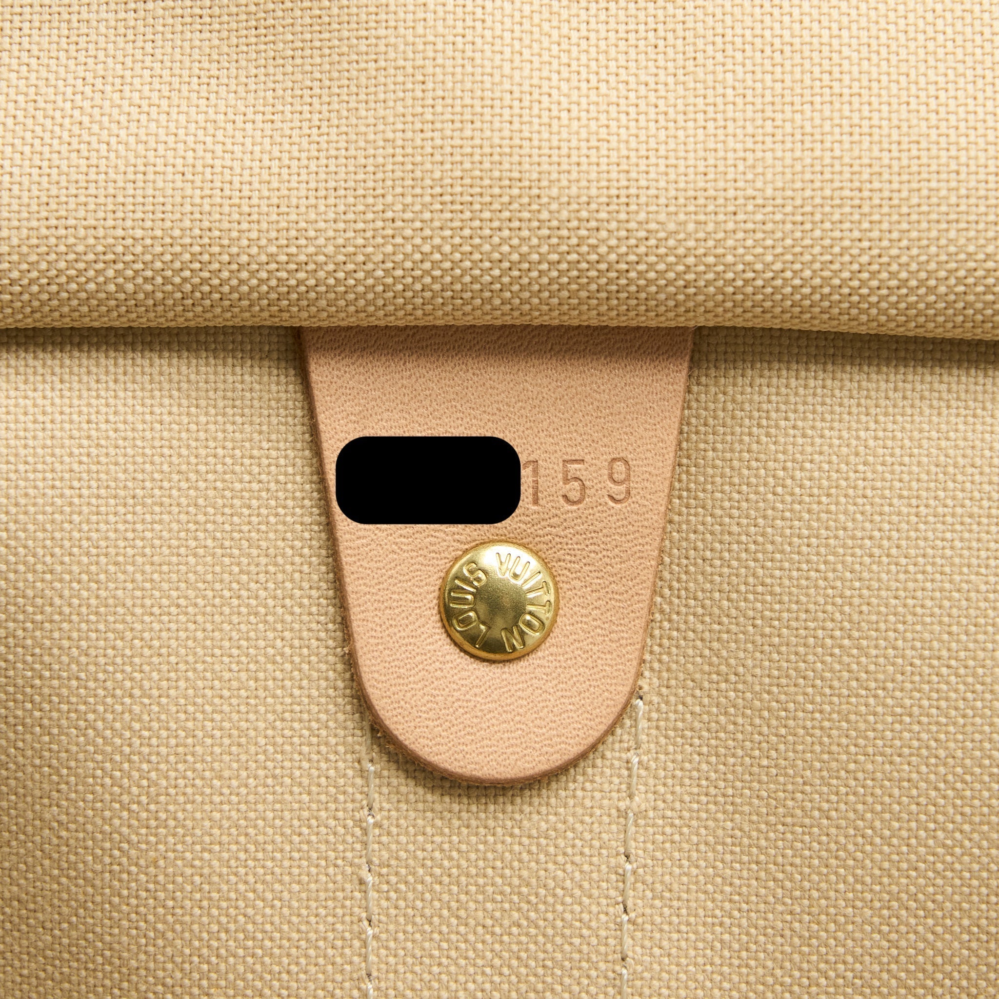 KEEPALL BANDOULIERE 55 DAMIER AZUR CANVAS GHW