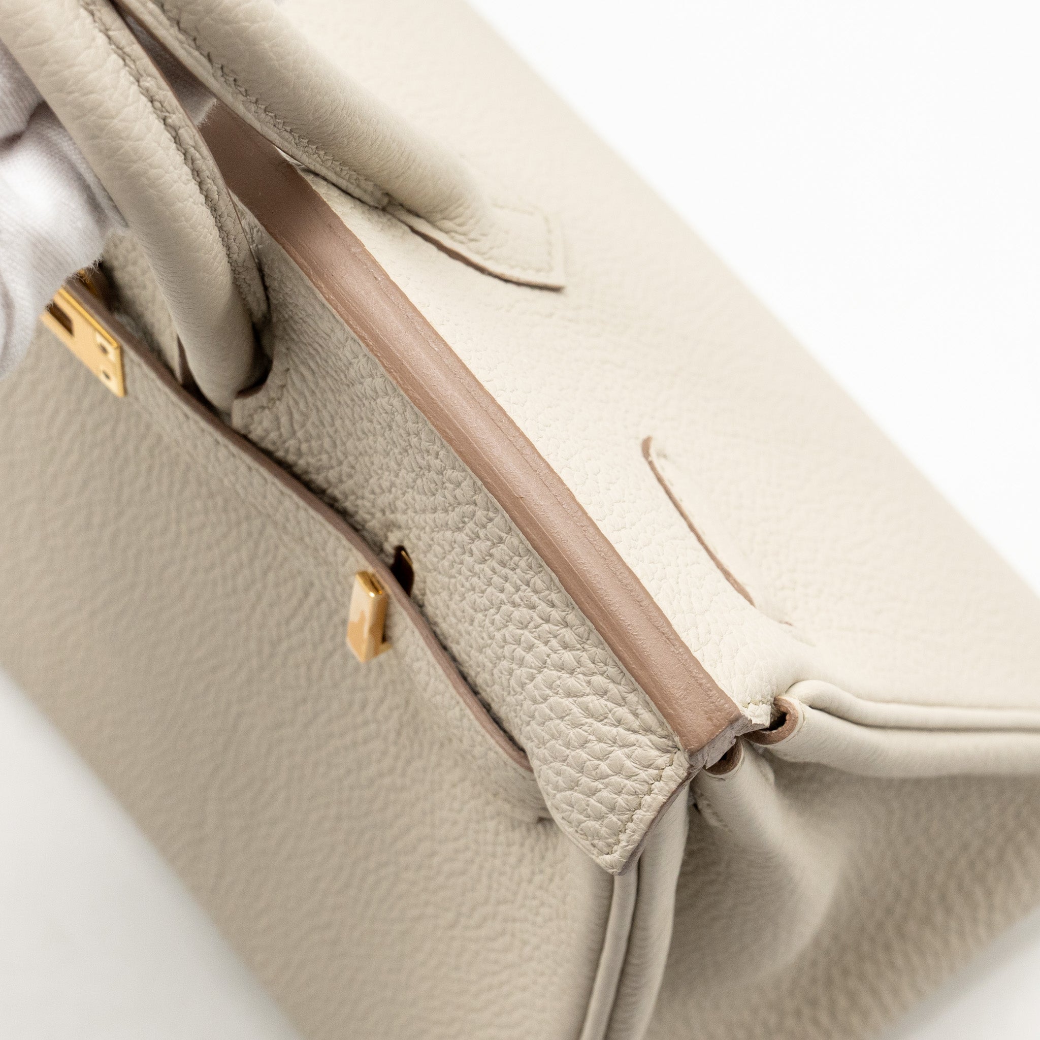 HERMES BIRKIN 25 TOGO BETON GHW