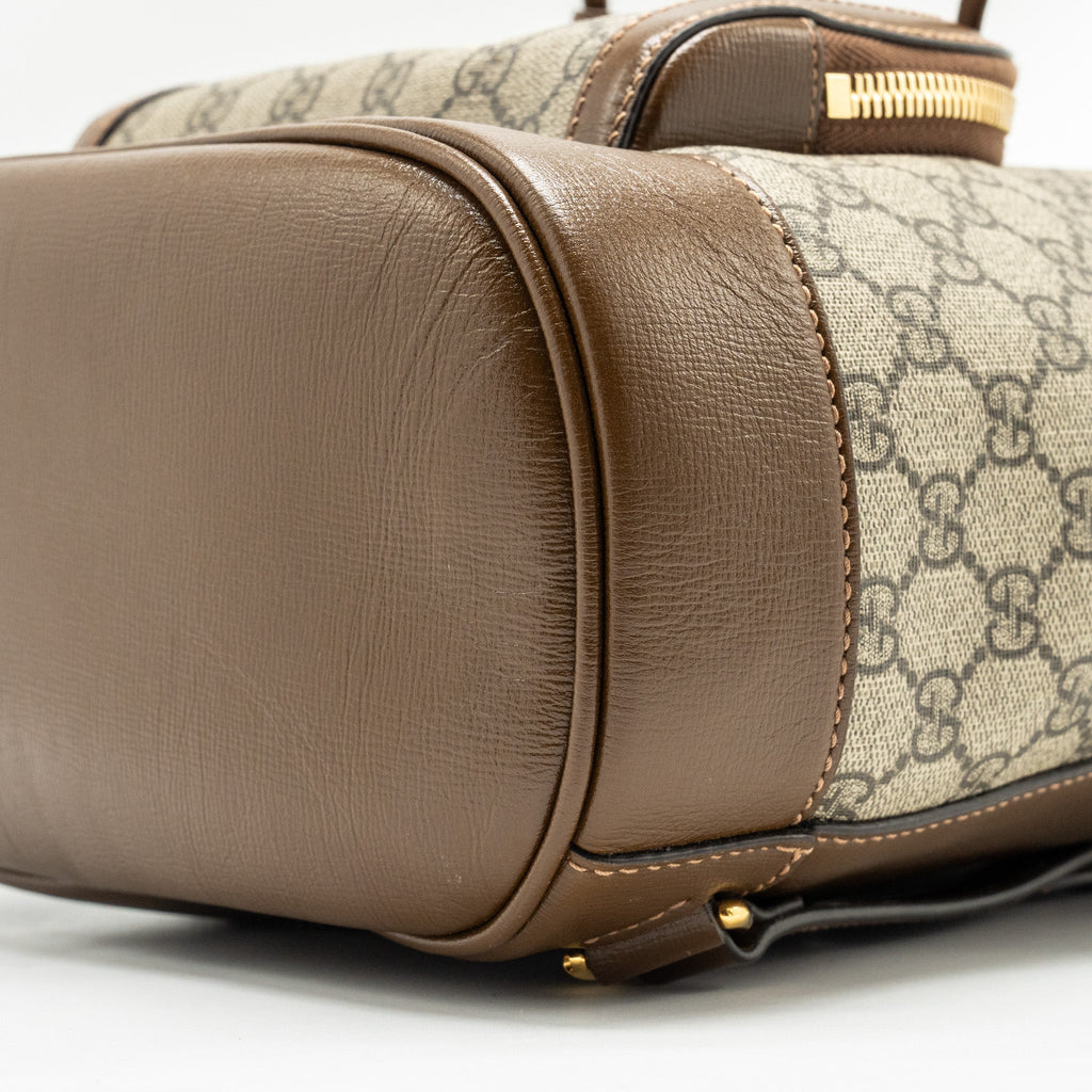 1955 HORSEBIT BACKPACK GG SUPREME CANVAS / CALFSKIN BROWN GHW