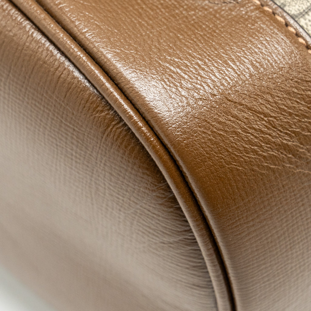 1955 HORSEBIT BACKPACK GG SUPREME CANVAS / CALFSKIN BROWN GHW