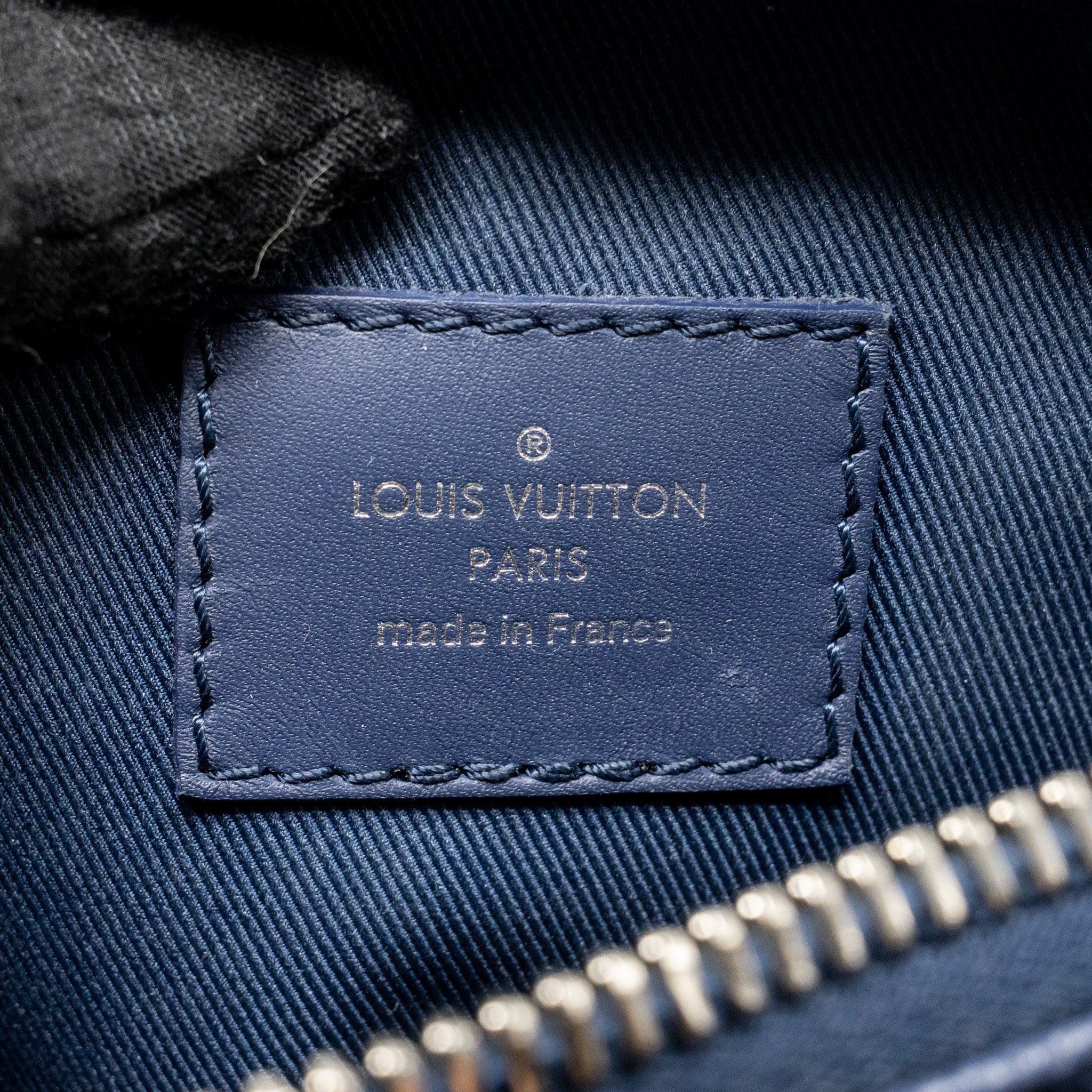 KEEPALL XS CALFSKIN WATERCOLOUR NAVY SHW