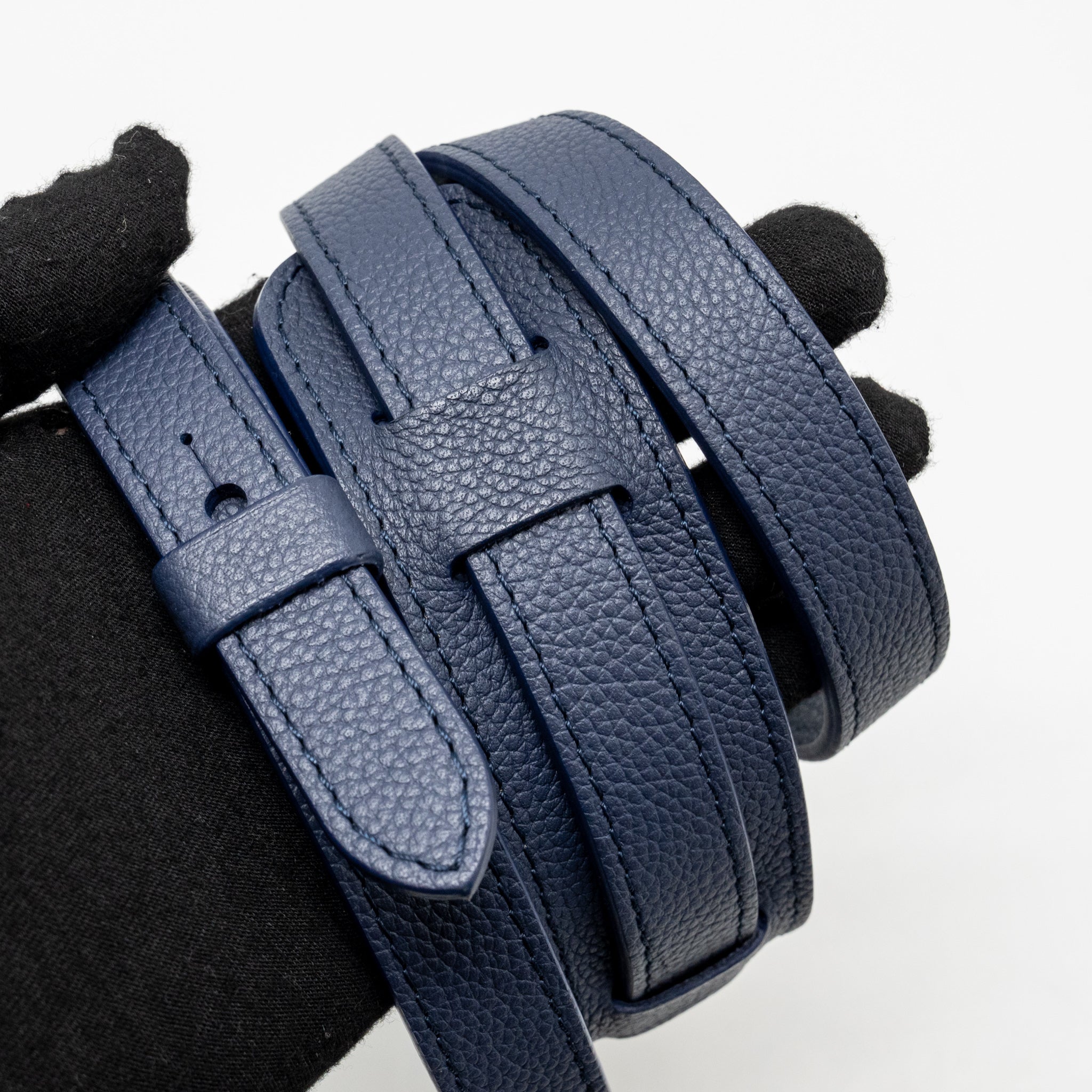 KEEPALL XS CALFSKIN WATERCOLOUR NAVY SHW