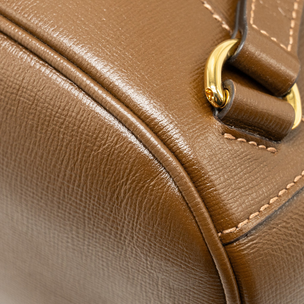 1955 HORSEBIT BACKPACK GG SUPREME CANVAS / CALFSKIN BROWN GHW