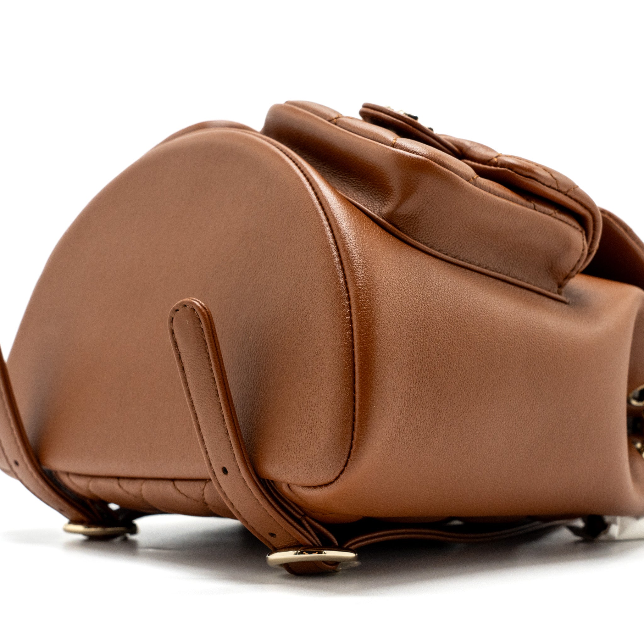 23A TRIPLE PACK BACKPACK CALFSKIN CARAMEL LGHW (MICROCHIP)