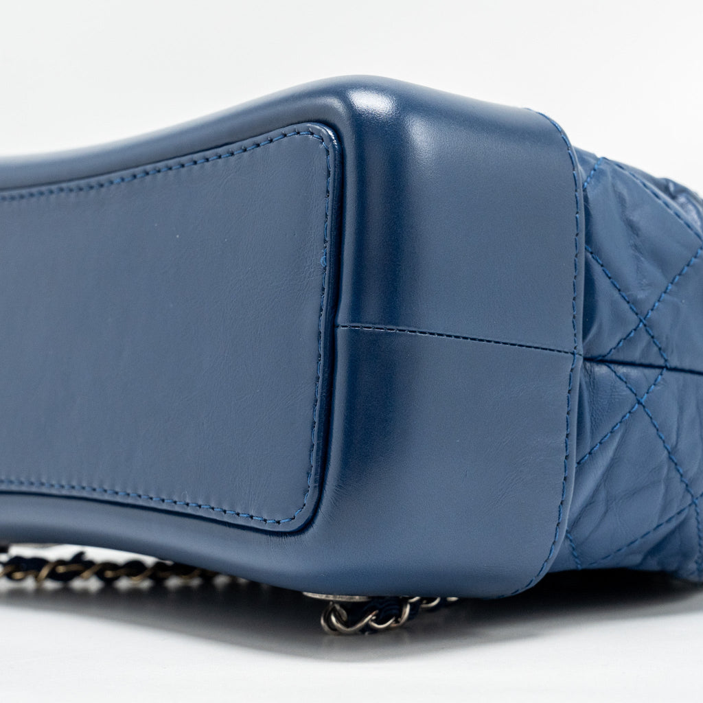 GABRIELLE BACKPACK AGED CALFSKIN BLUE MULTICOLOUR HARDWARE