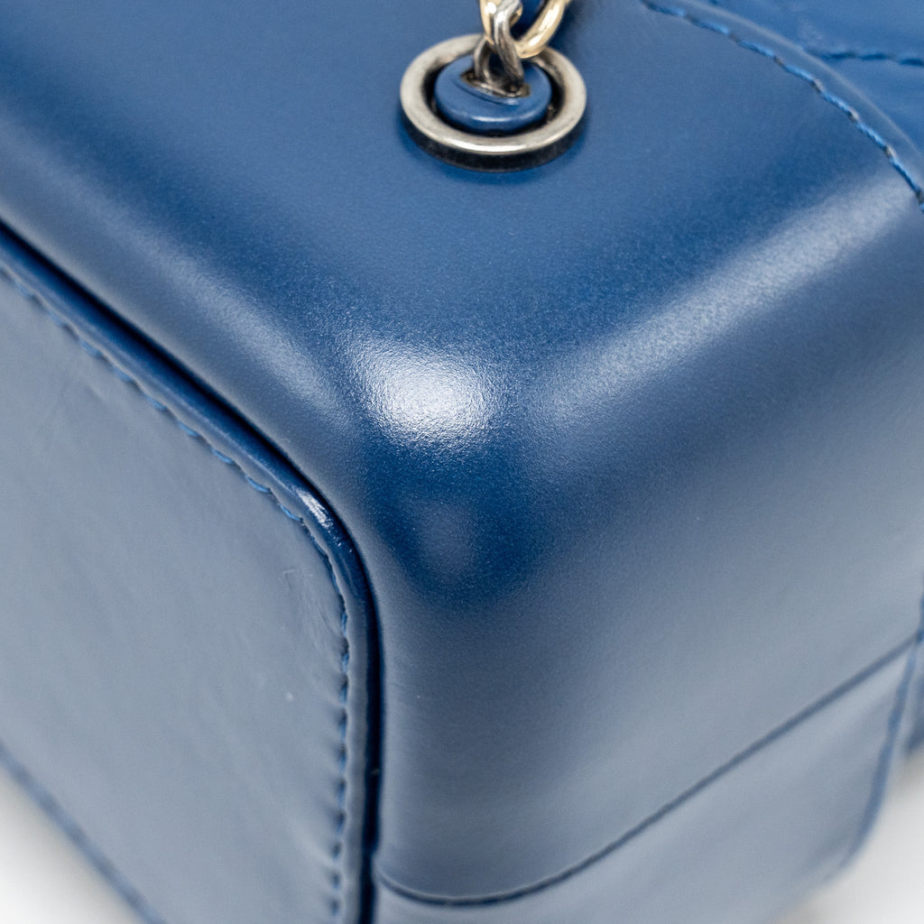 GABRIELLE BACKPACK AGED CALFSKIN BLUE MULTICOLOUR HARDWARE