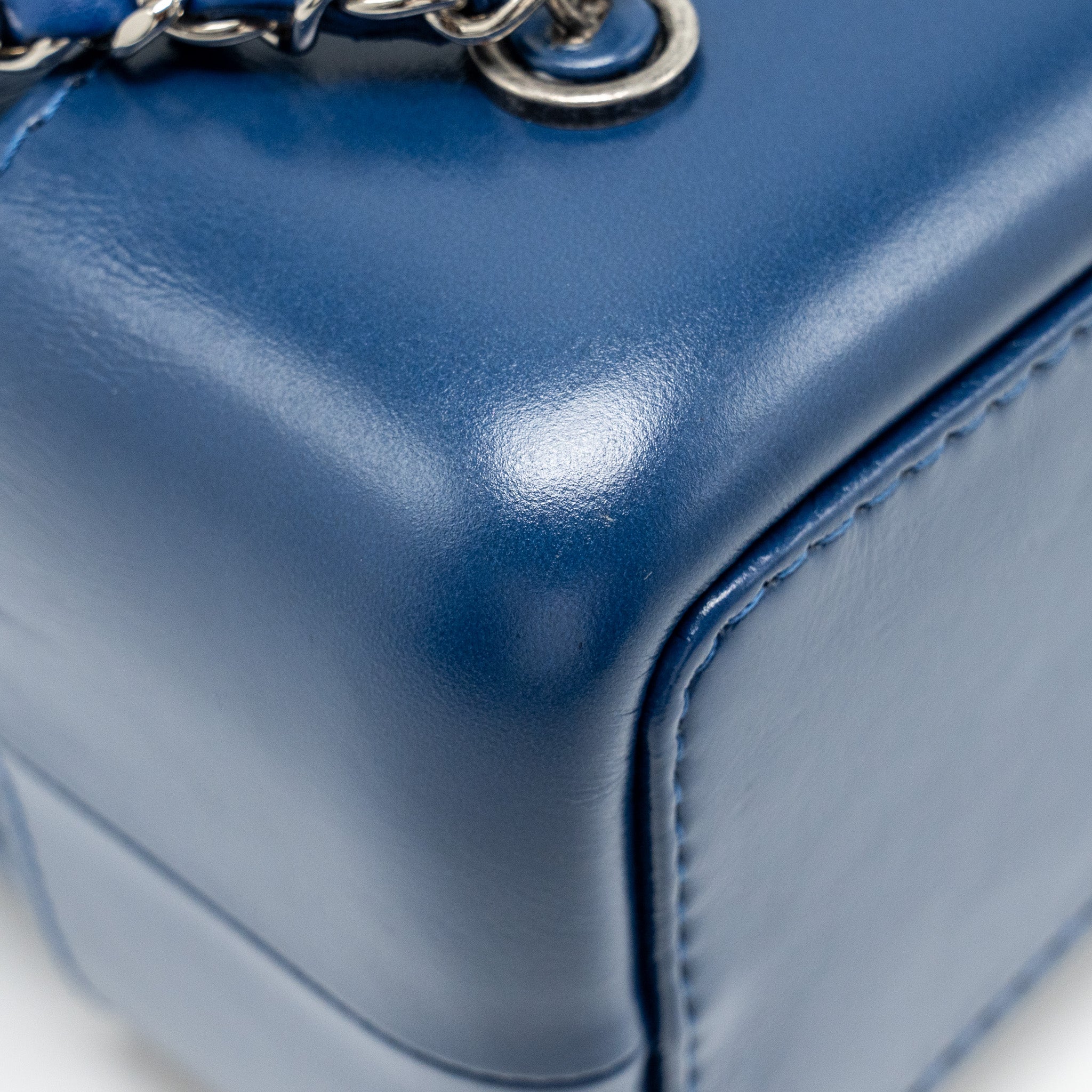 GABRIELLE BACKPACK AGED CALFSKIN BLUE MULTICOLOUR HARDWARE