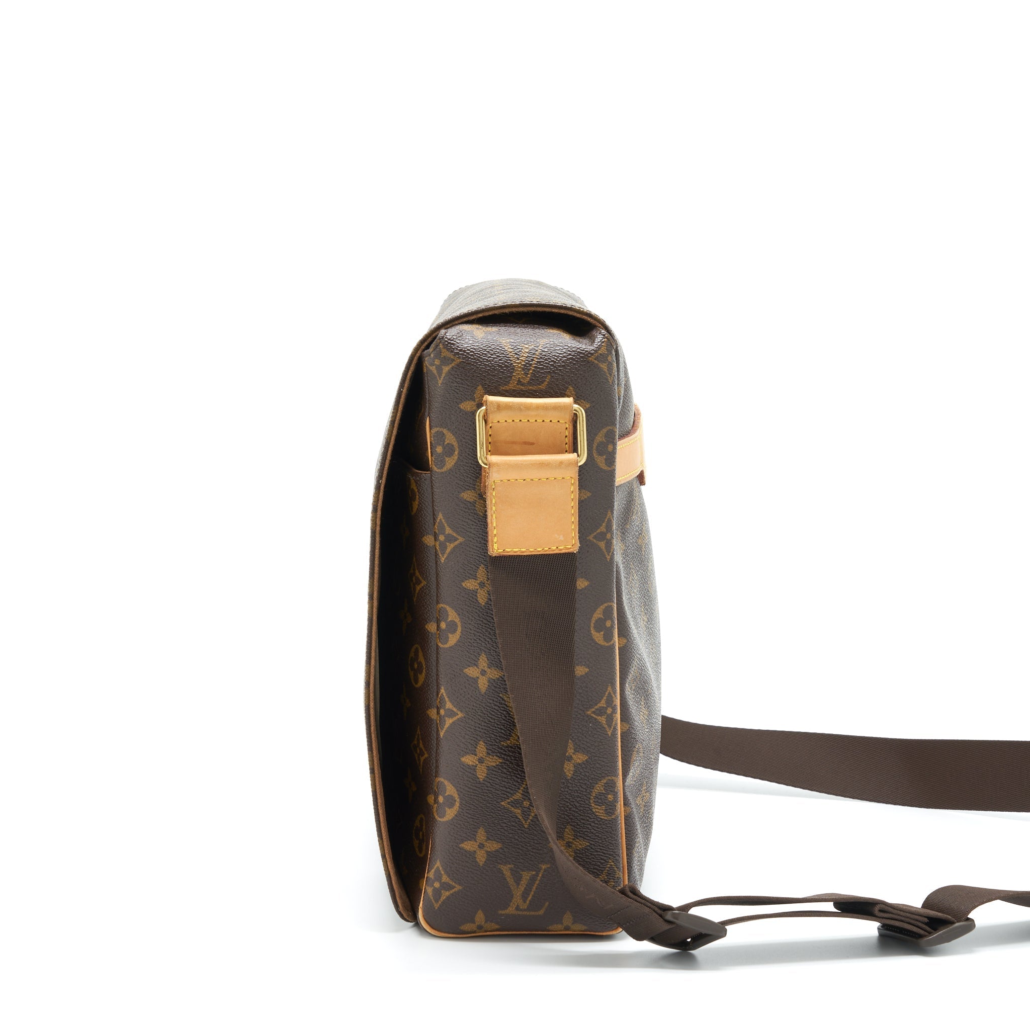 MESSENGER CROSSBODY BAG MONOGRAM CANVAS GHW