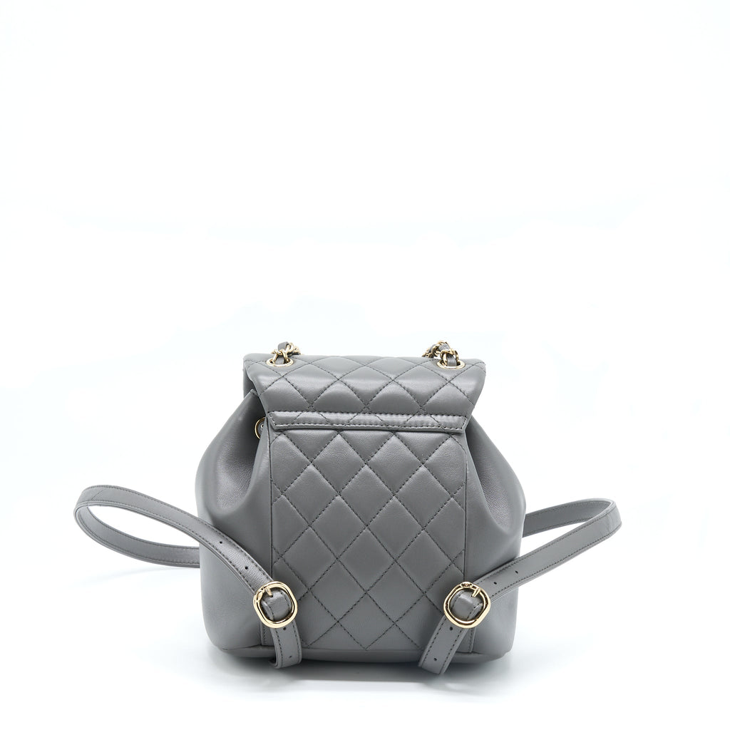 22A DUMA BACKPACK LAMBSKIN DARK GREY LGHW (MICROCHIP)