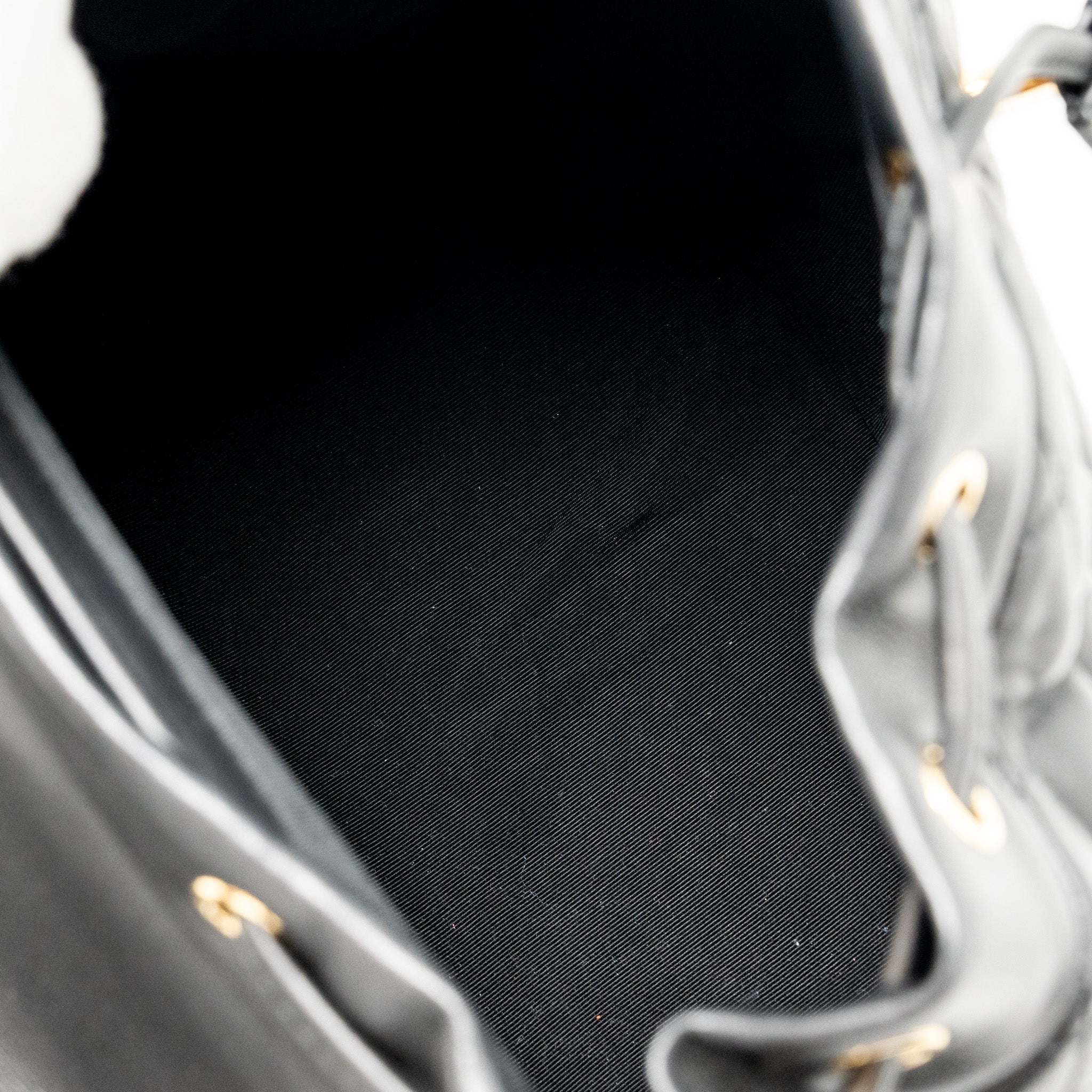 URBAN SPIRIT FLAP BACKPACK LAMBSKIN BLACK GHW