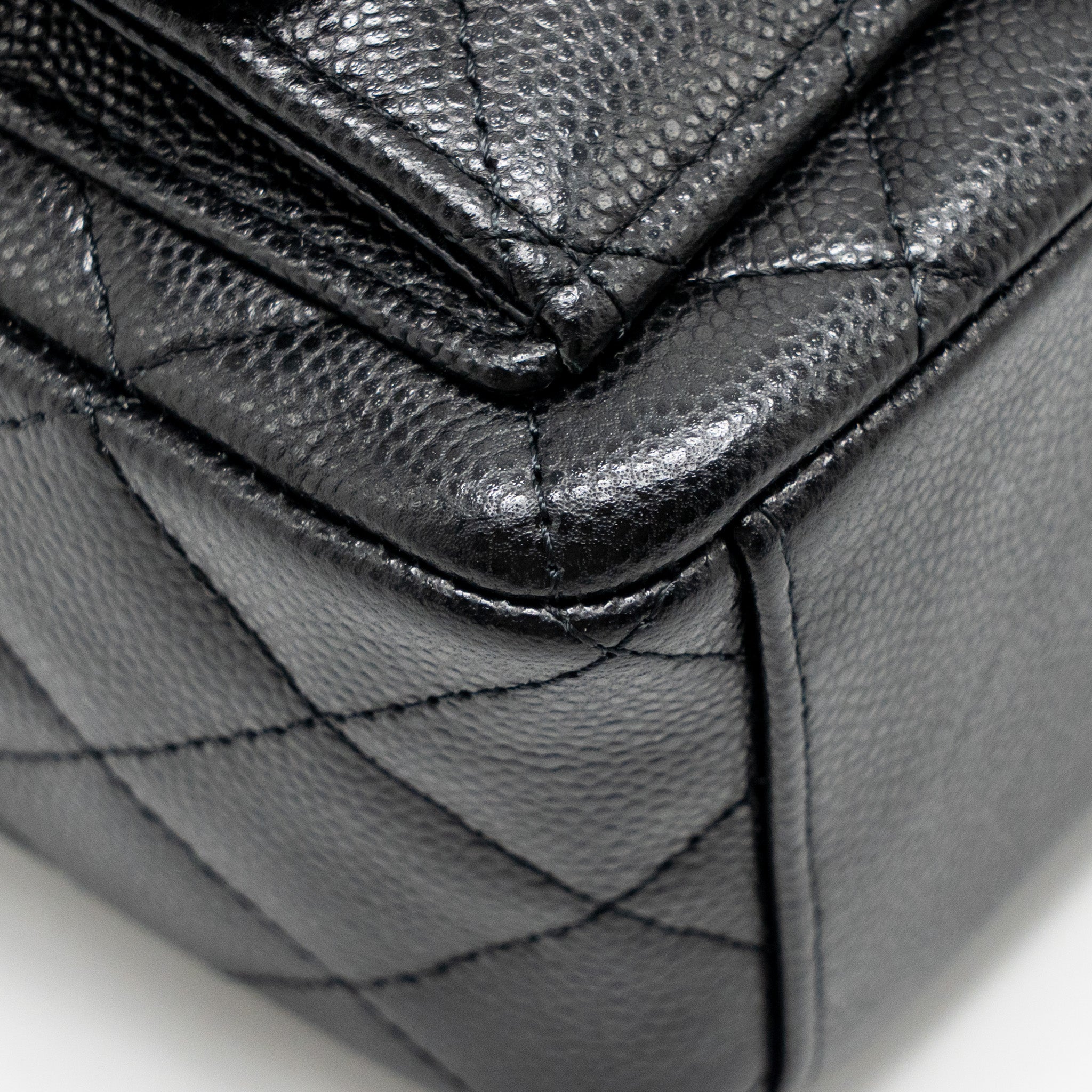 MINI BACKPACK / CROSSBODY BAG CAVIAR BLACK LGHW (MICROCHIP)