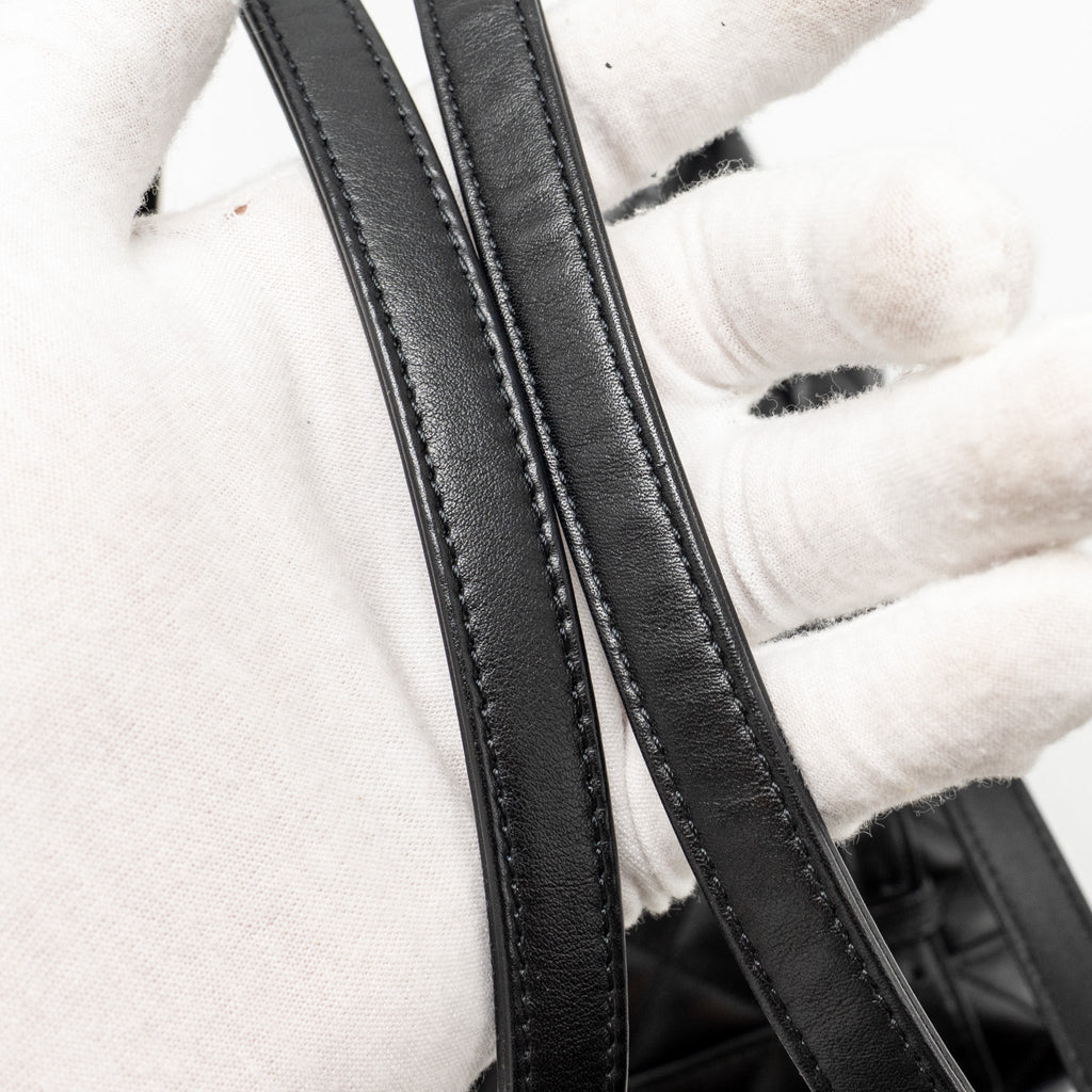 URBAN SPIRIT FLAP BACKPACK LAMBSKIN BLACK GHW