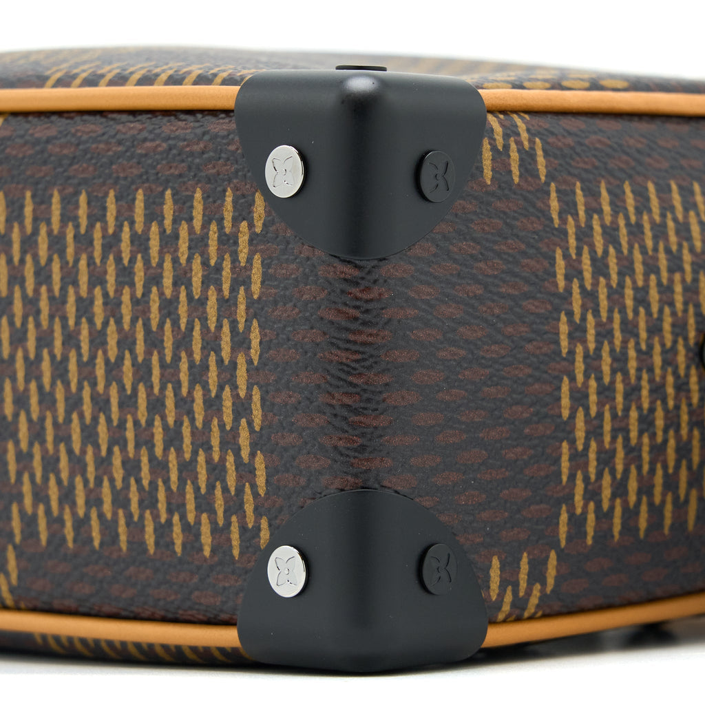 MINI SOFT TRUNK LIMITED EDITION SUTURES TOILES BLACK HARDWARE