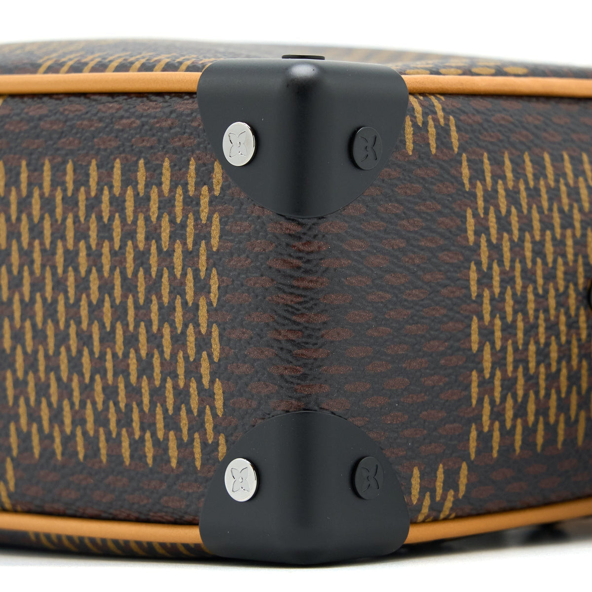 LOUIS VUITTON MINI SOFT TRUNK LIMITED EDITION SUTURES TOILES BLACK HARDWARE