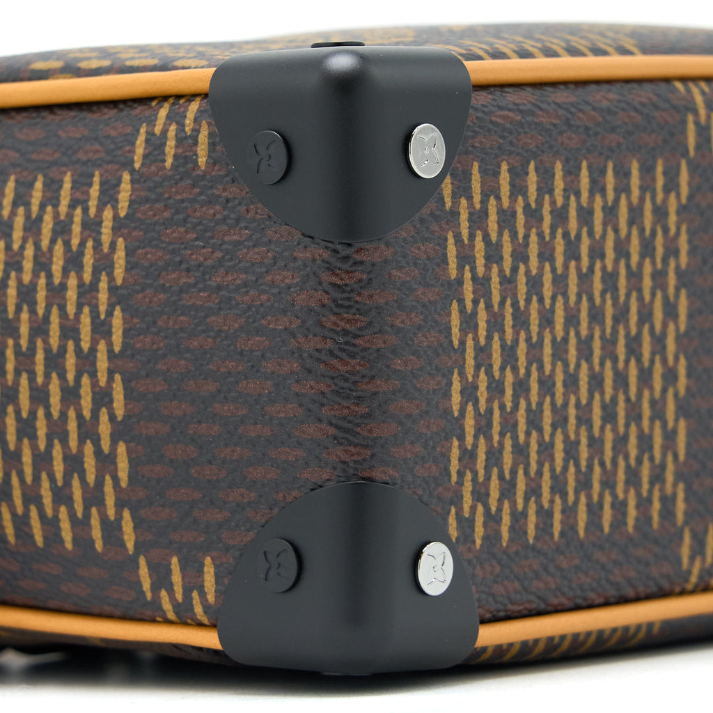 MINI SOFT TRUNK LIMITED EDITION SUTURES TOILES BLACK HARDWARE