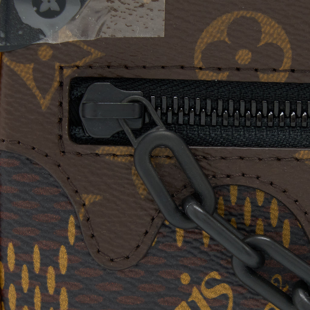 MINI SOFT TRUNK LIMITED EDITION SUTURES TOILES BLACK HARDWARE