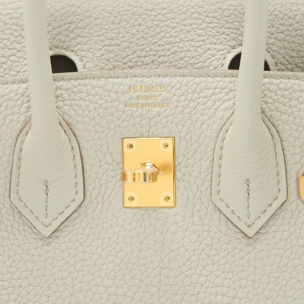 HERMES BIRKIN 25 TOGO BETON GHW