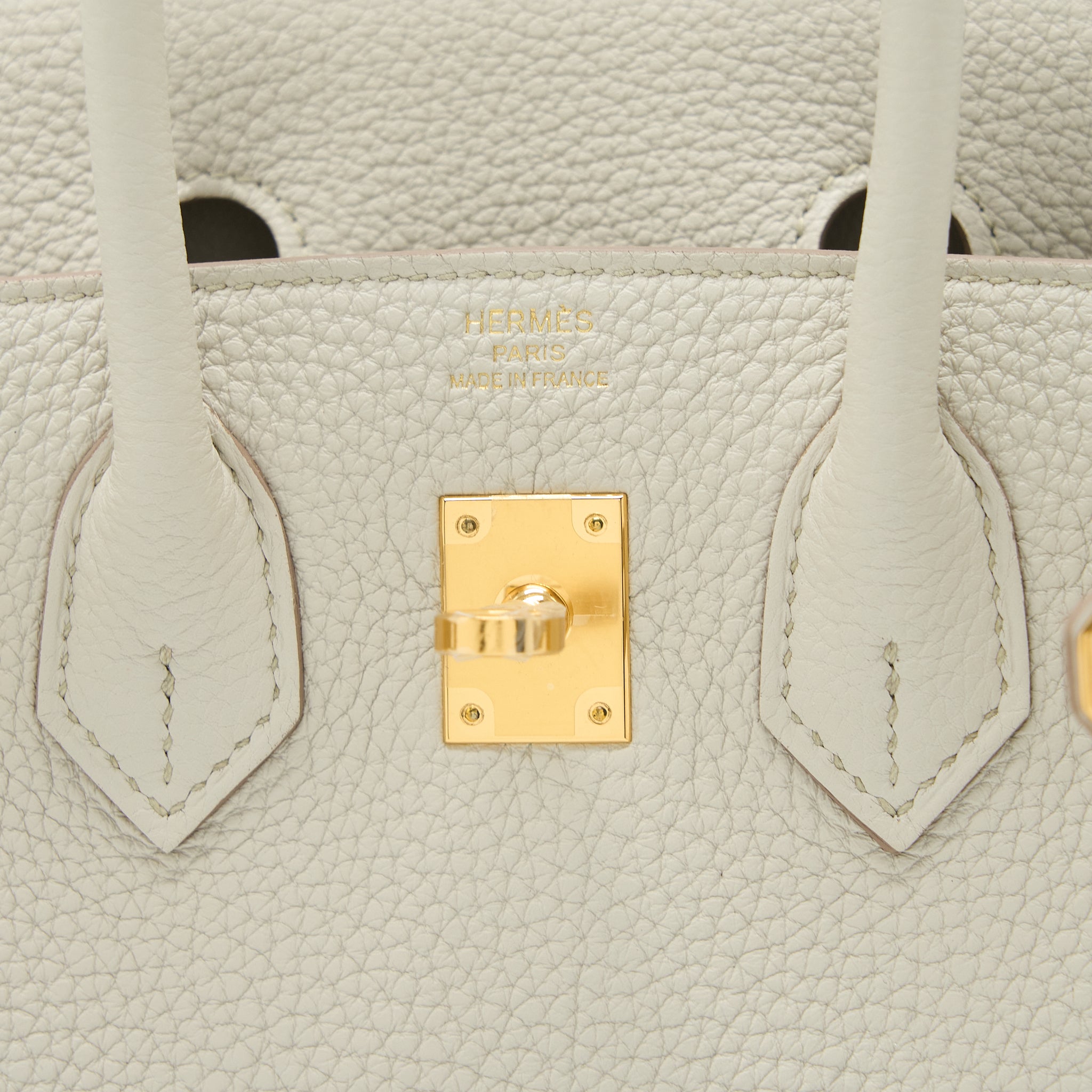 HERMES BIRKIN 25 TOGO BETON GHW