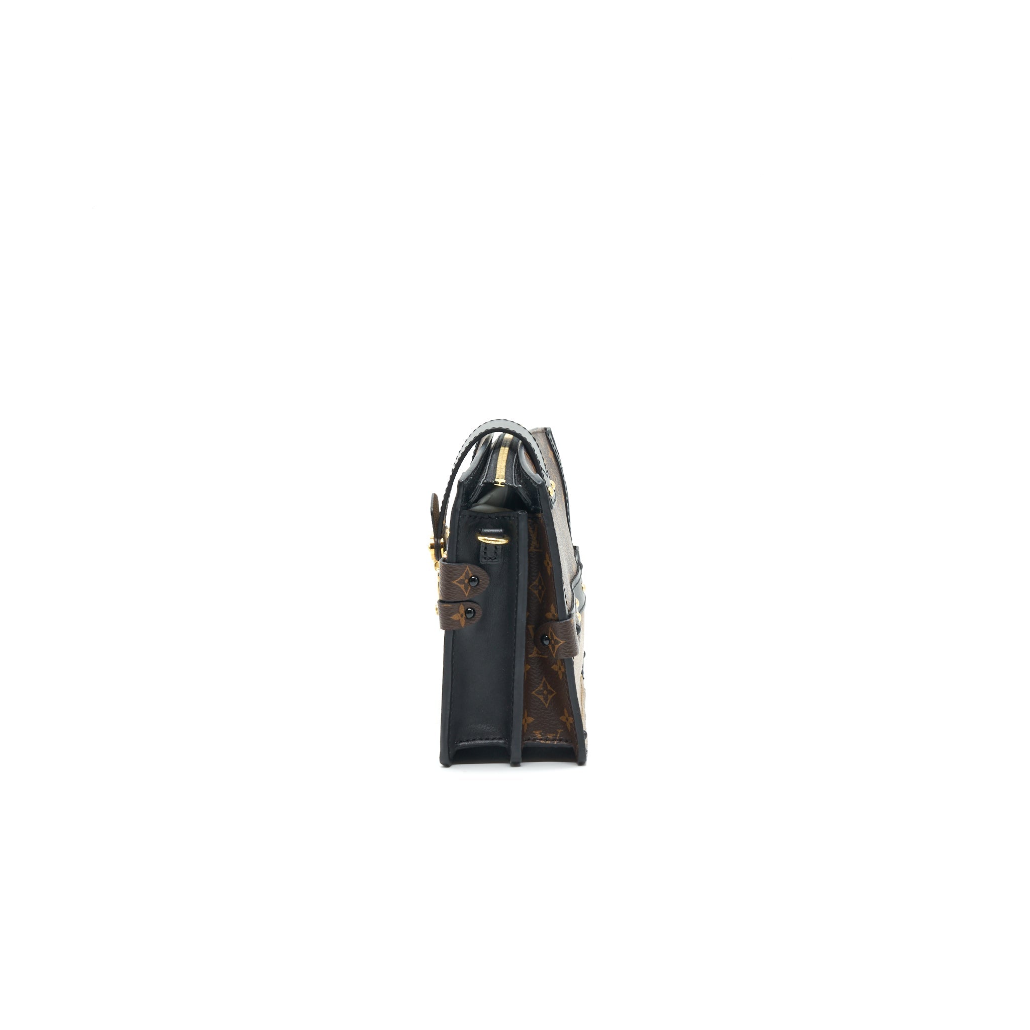 TRUNK CLUTCH MONOGRAM CANVAS