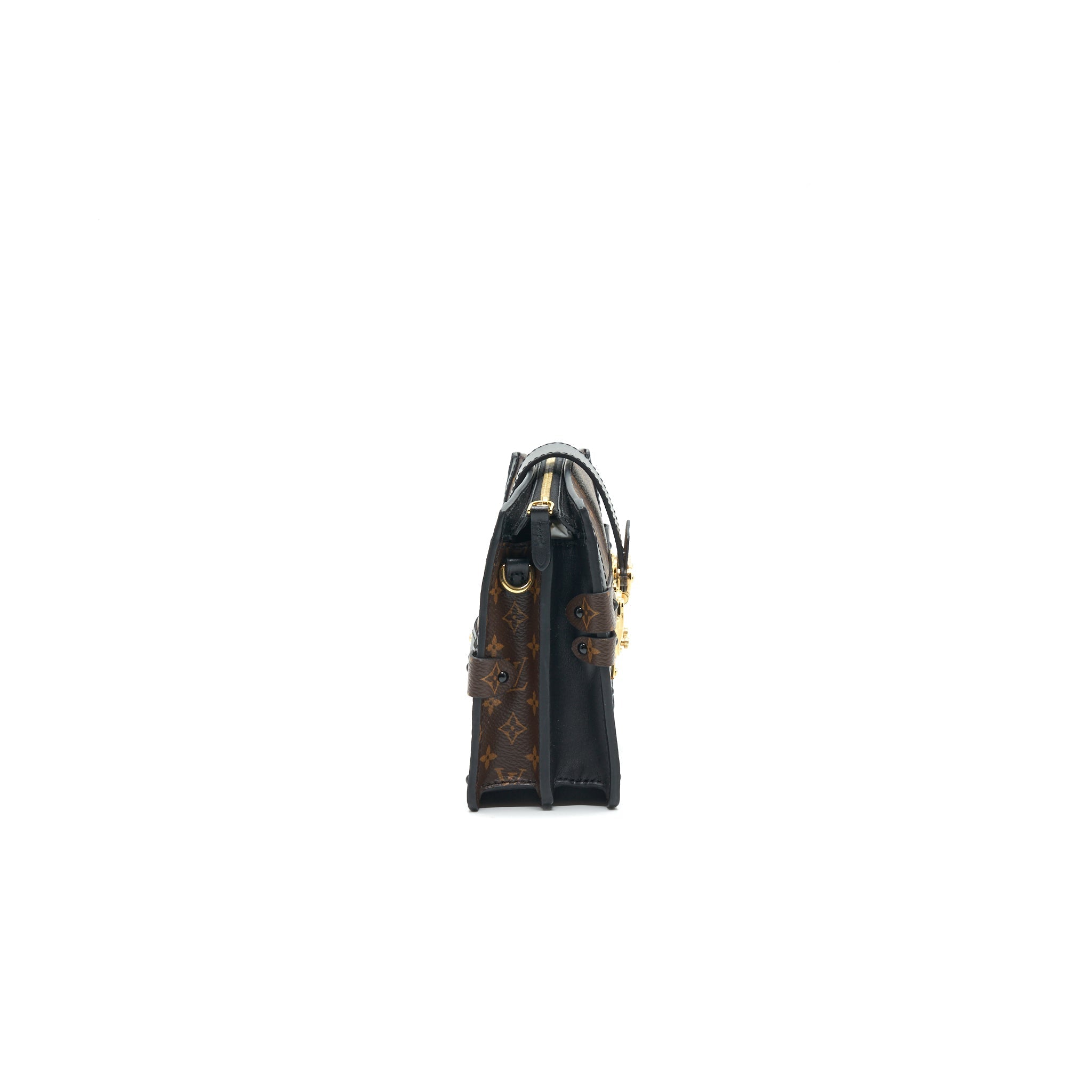 TRUNK CLUTCH MONOGRAM CANVAS