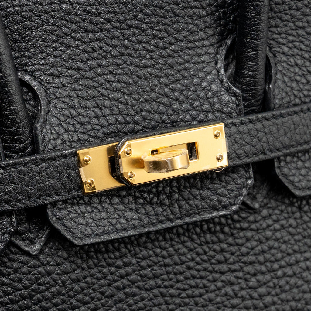 HERMES BIRKIN 25 TOGO BLACK GHW