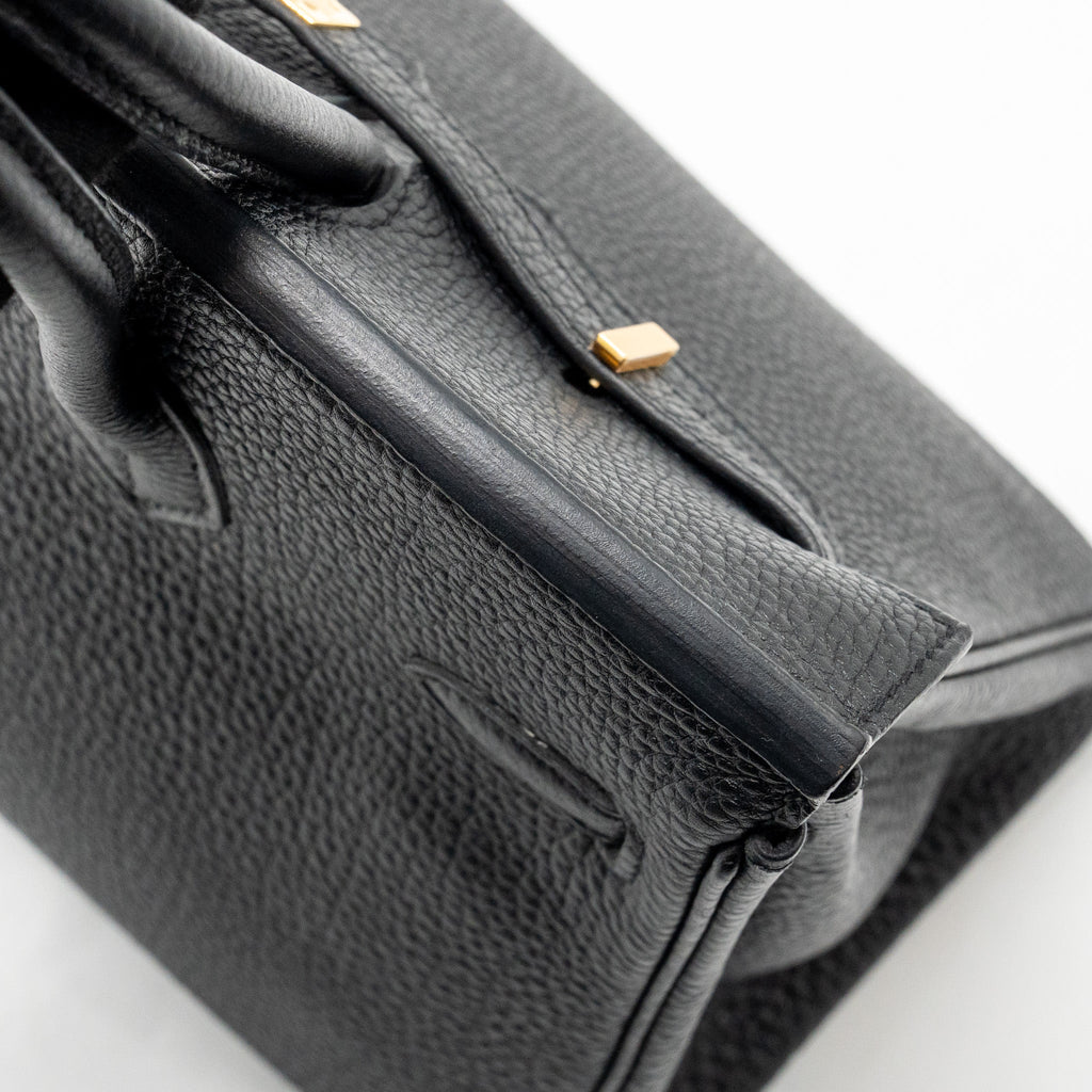 HERMES BIRKIN 25 TOGO BLACK GHW