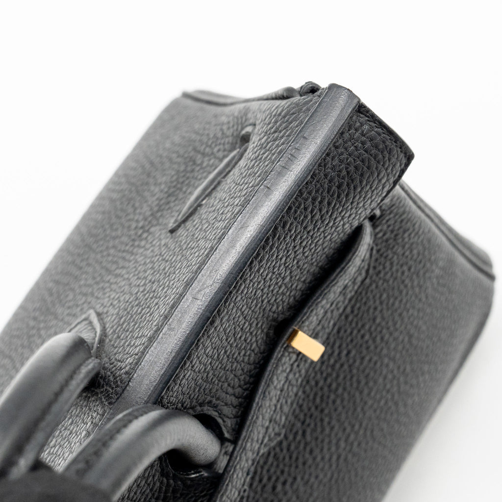 HERMES BIRKIN 25 TOGO BLACK GHW