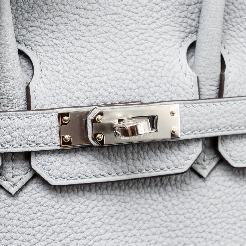 HERMES BIRKIN 25 TOGO GRIS PANTIN SHW