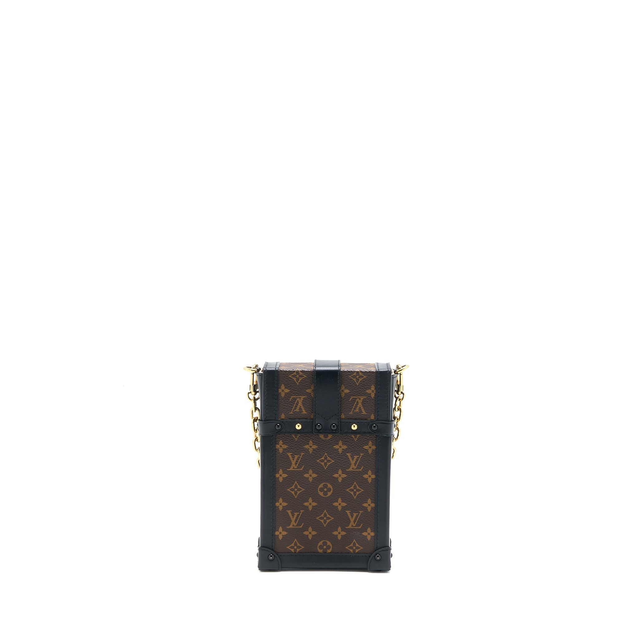 VERTICAL TRUNK POCHETTE MONOGRAM CANVAS GHW