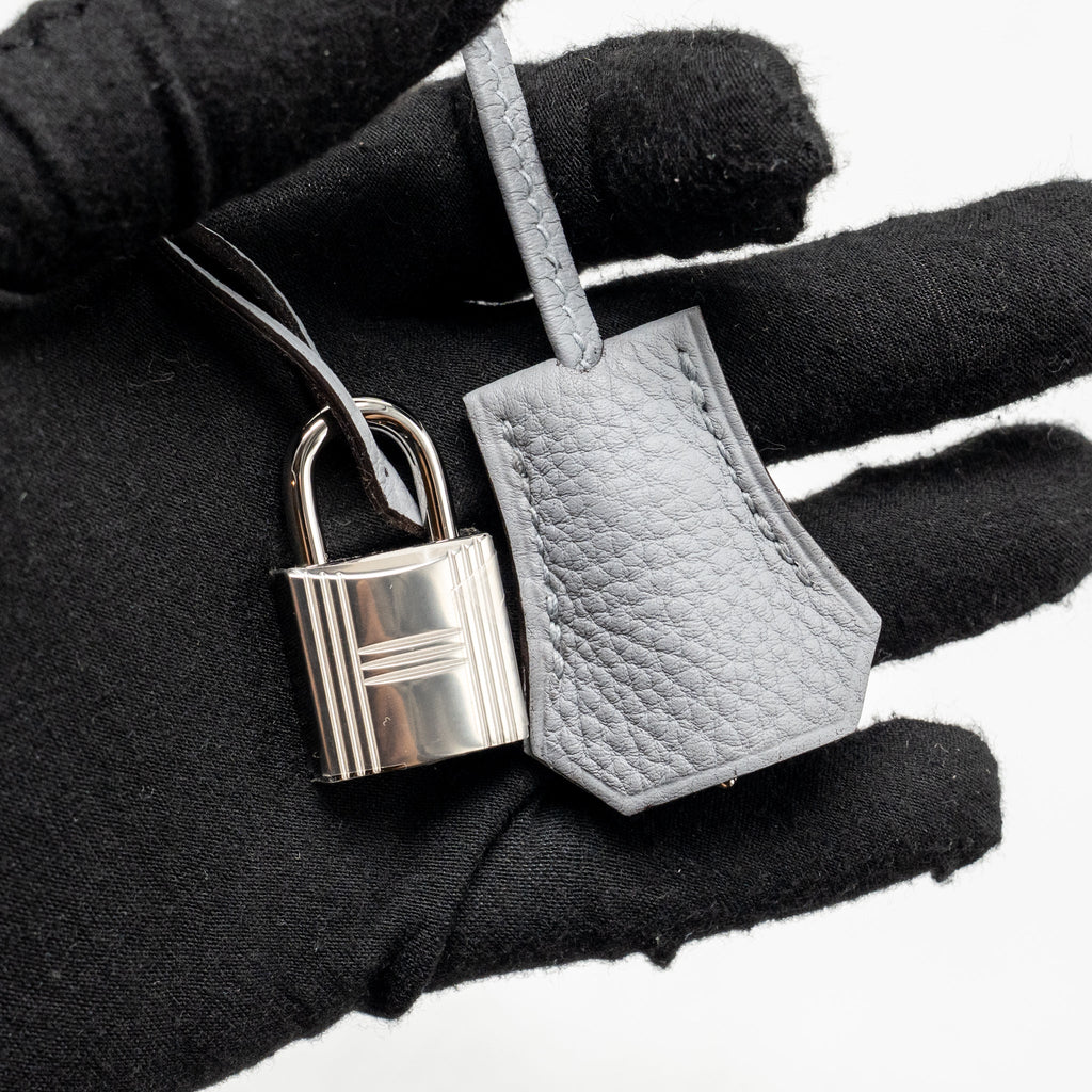 HERMES BIRKIN 25 TOGO GRIS PANTIN SHW