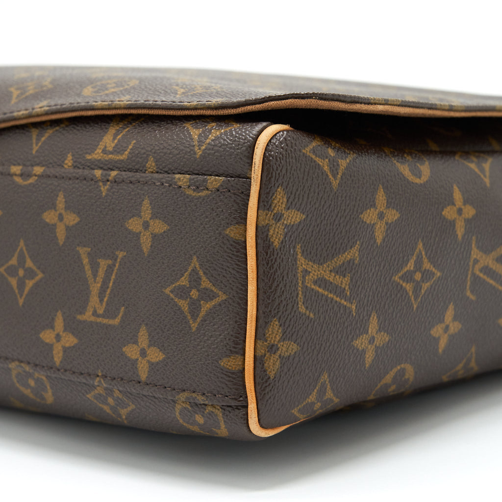 MESSENGER CROSSBODY BAG MONOGRAM CANVAS GHW