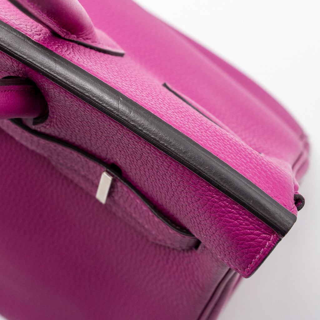 HERMES BIRKIN 30 TOGO ROSE POURPRE SHW