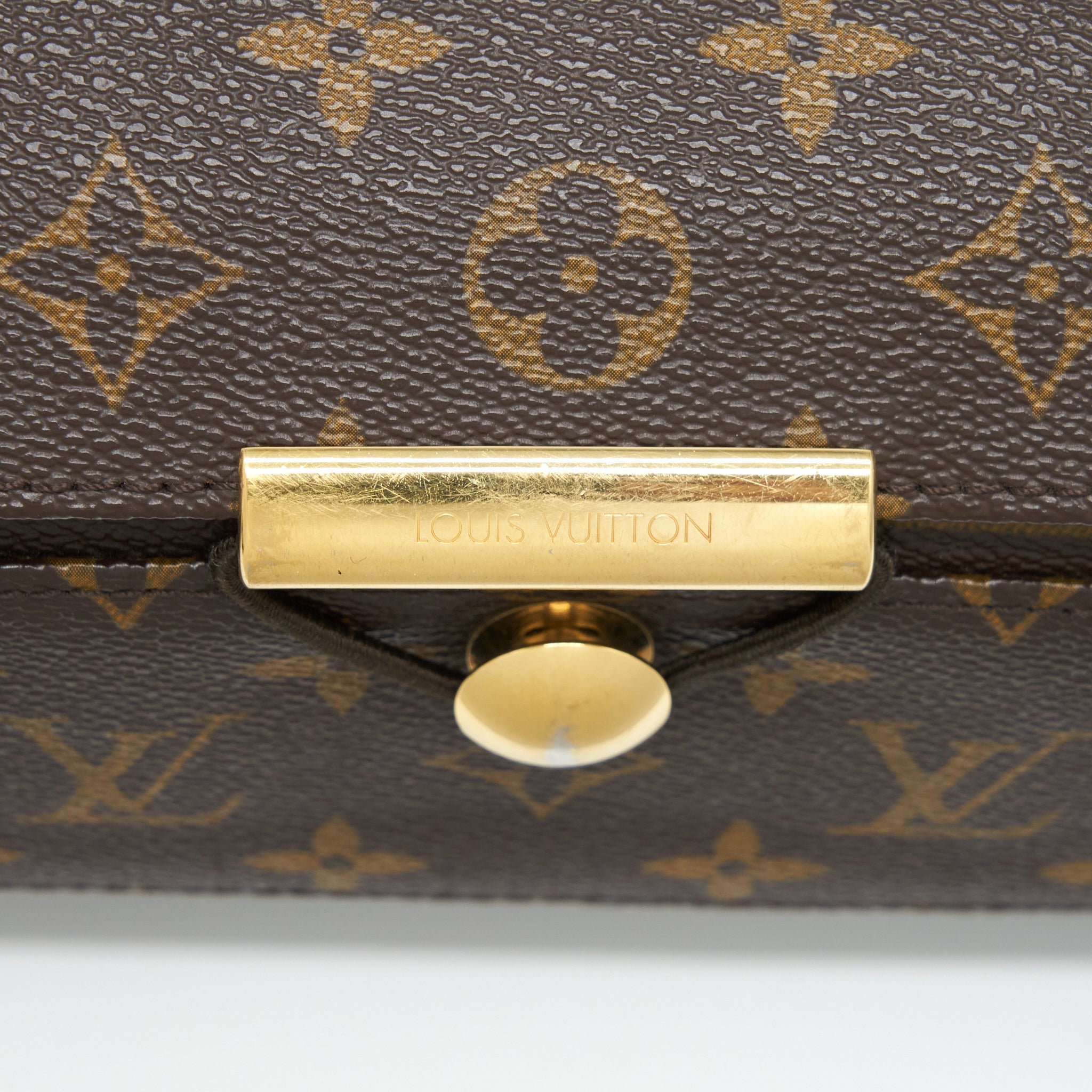 MESSENGER CROSSBODY BAG MONOGRAM CANVAS GHW