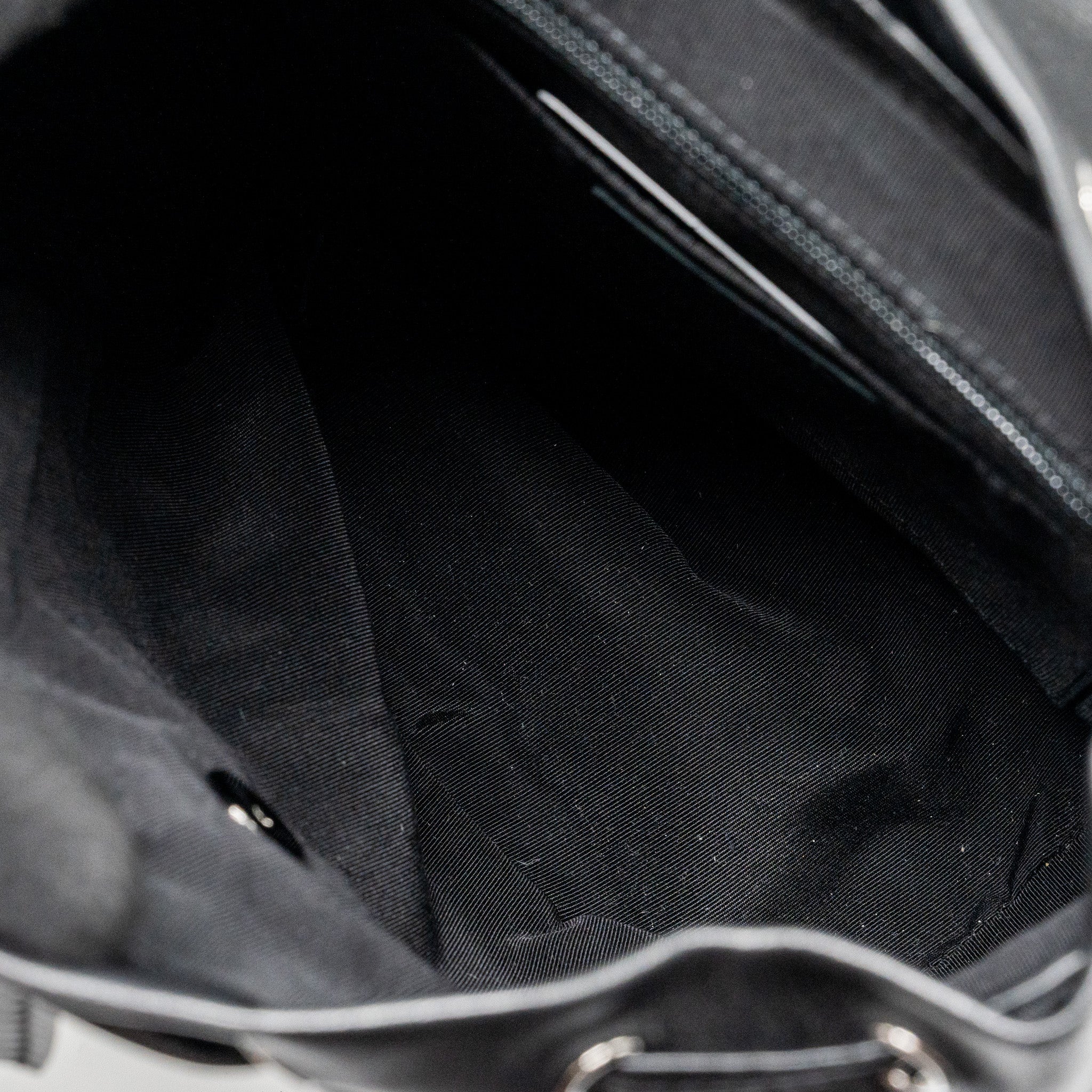 SMALL URBAN SPIRIT BACKPACK LAMBSKIN BLACK WITH BLACK HARDWARE