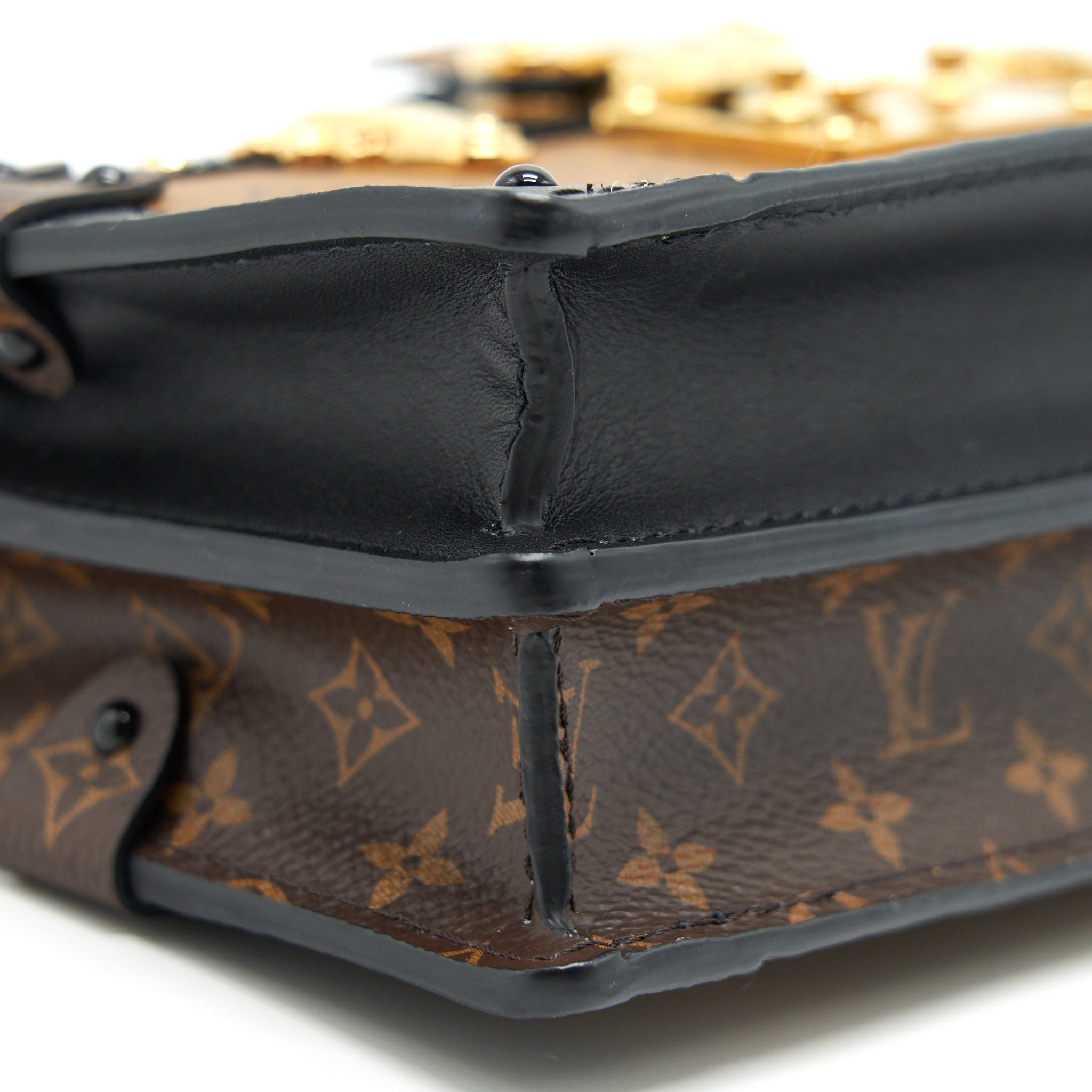 TRUNK CLUTCH MONOGRAM CANVAS