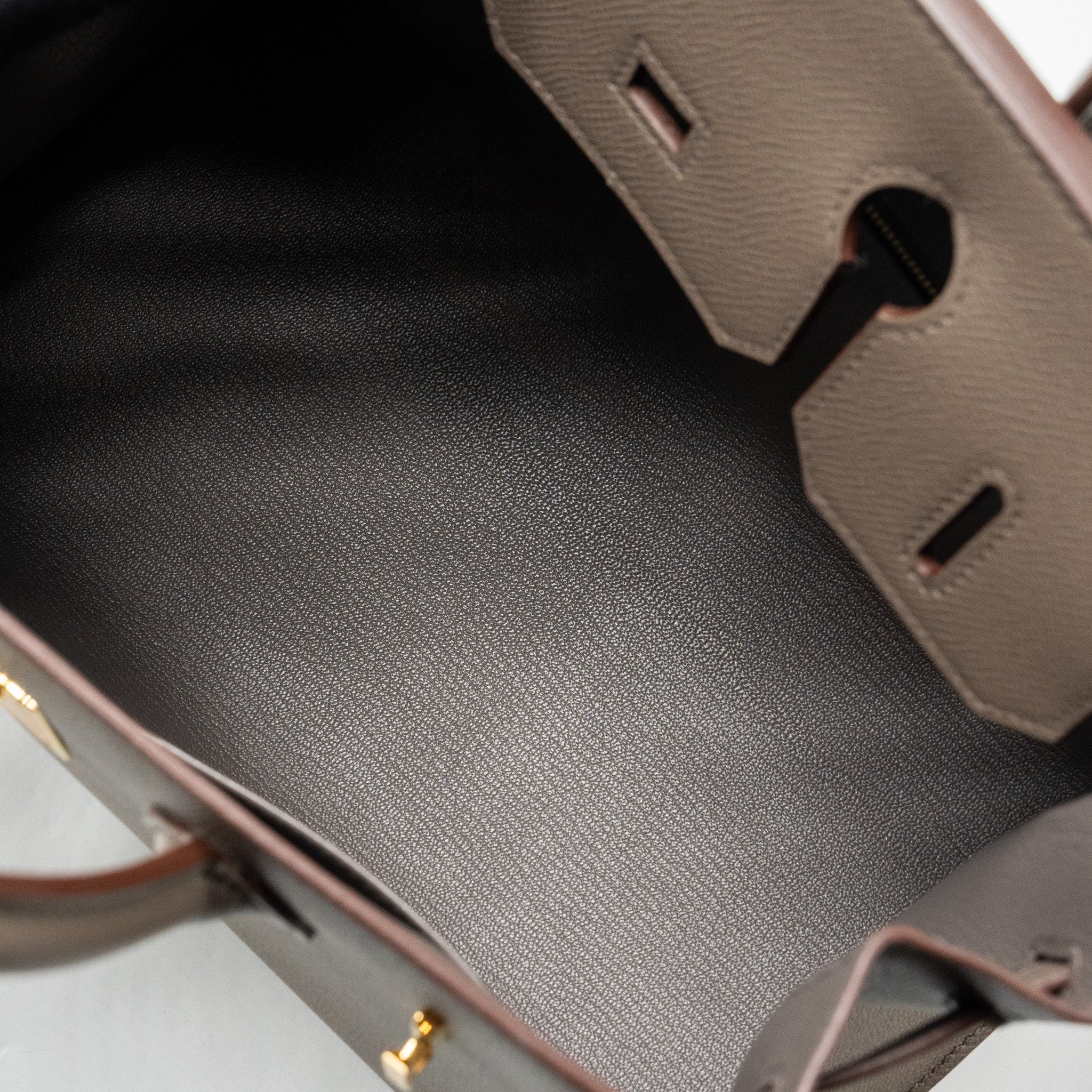 HERMES BIRKIN 30 SELLIER EPSOM GRIS ETAIN GHW