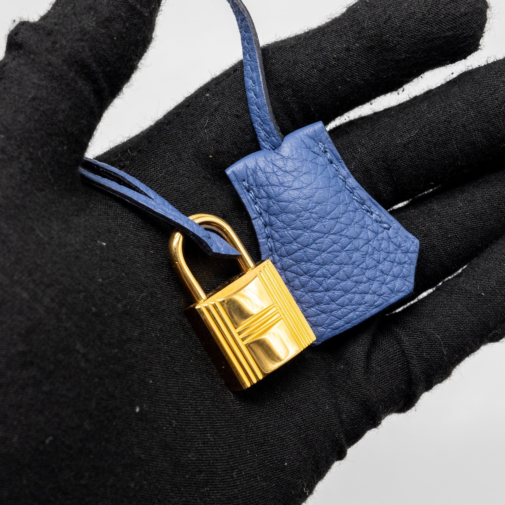 HERMES BIRKIN 30 TOGO BLUE BRIGHTON GHW