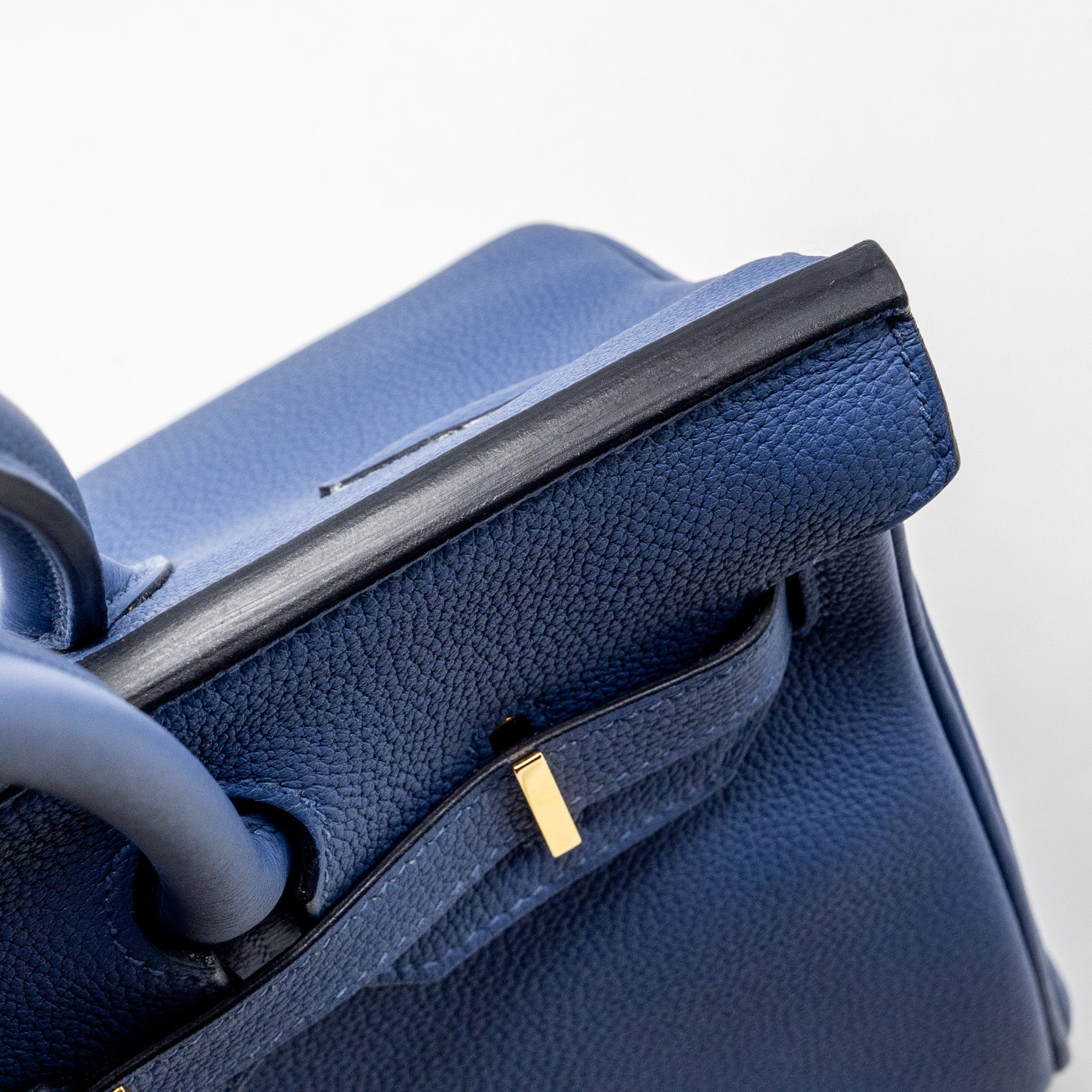 HERMES BIRKIN 30 TOGO BLUE BRIGHTON GHW