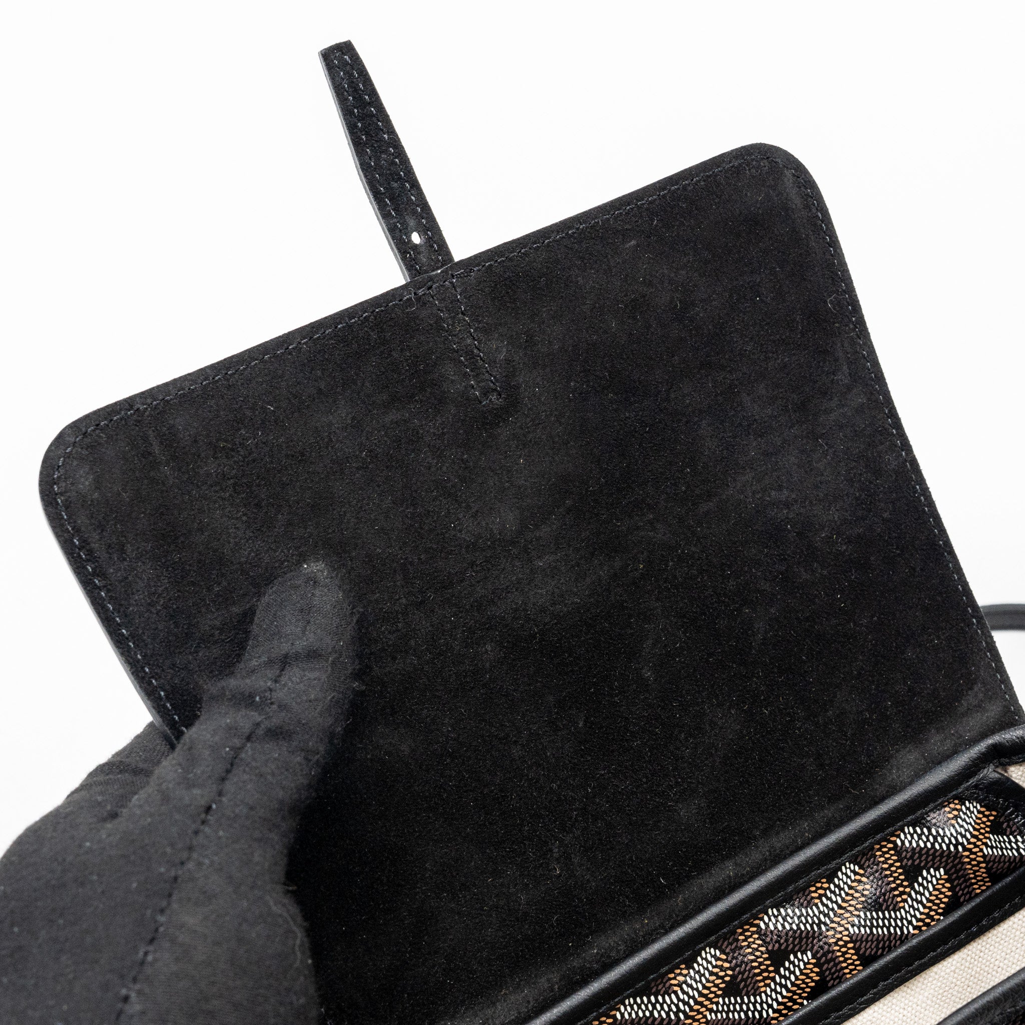 MINI ALPIN BACKPACK GOYRADLINE CANVAS / LEATHER BLACK SHW