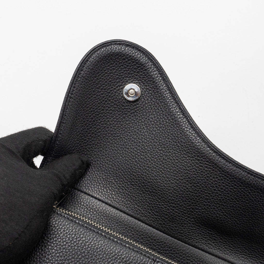 HOMME SADDLE BAG CALFSKIN BLACK SHW