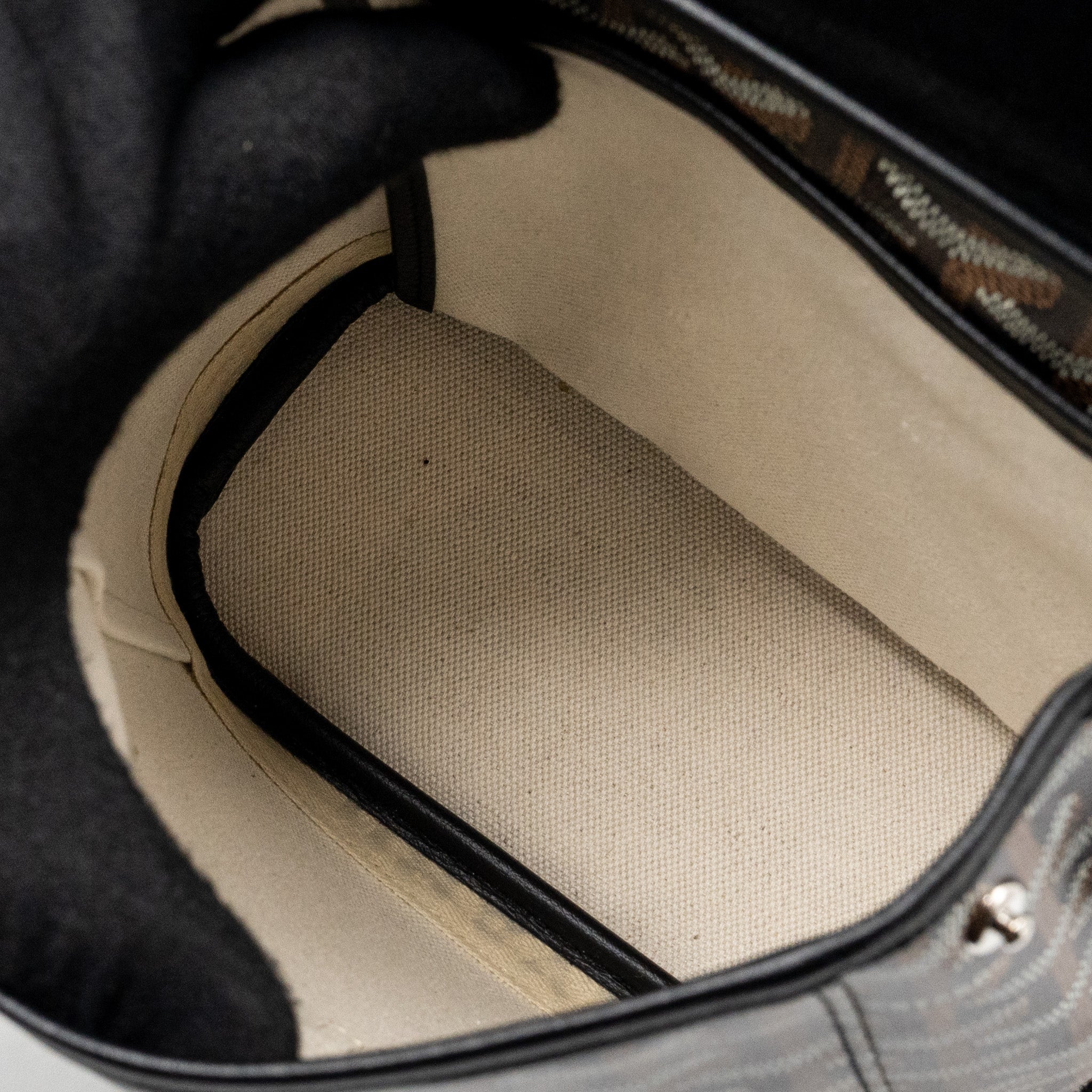 MINI ALPIN BACKPACK GOYRADLINE CANVAS / LEATHER BLACK SHW